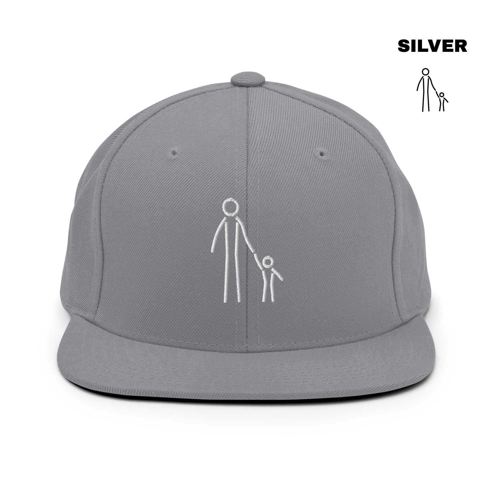 Father & Child Snapback - Silver.png