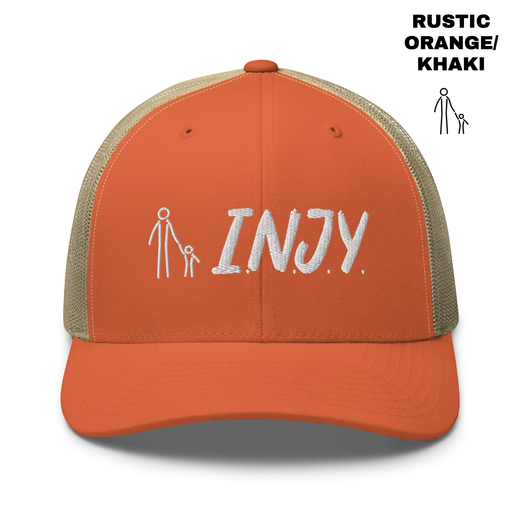 INJY Trucker - Rustic Orange:Khaki.png