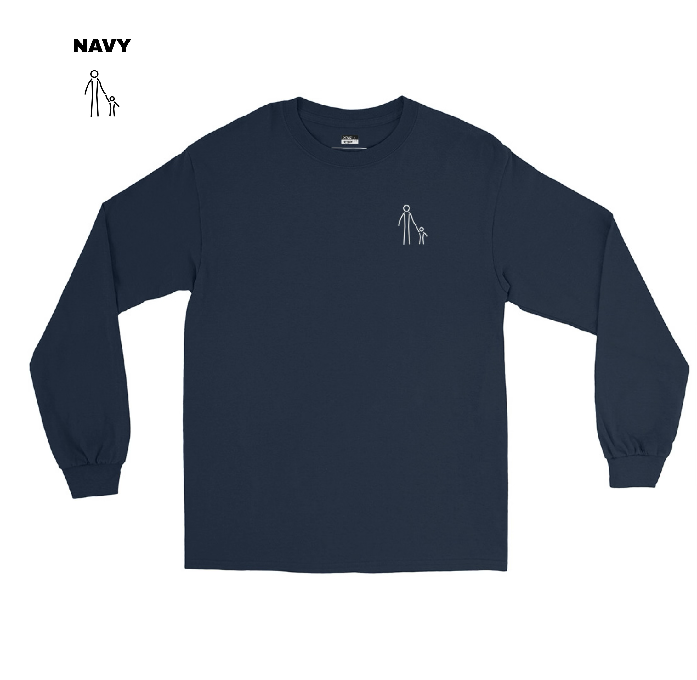 Father & Child Long Sleeve - Navy.png