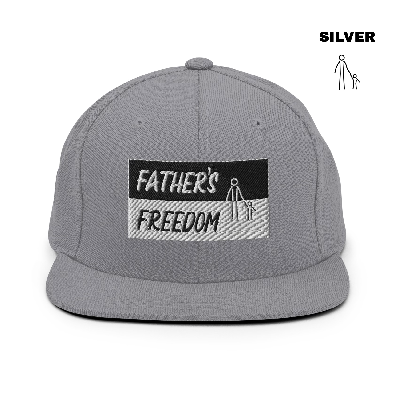 Father's Freedom Snapback - Silver.png
