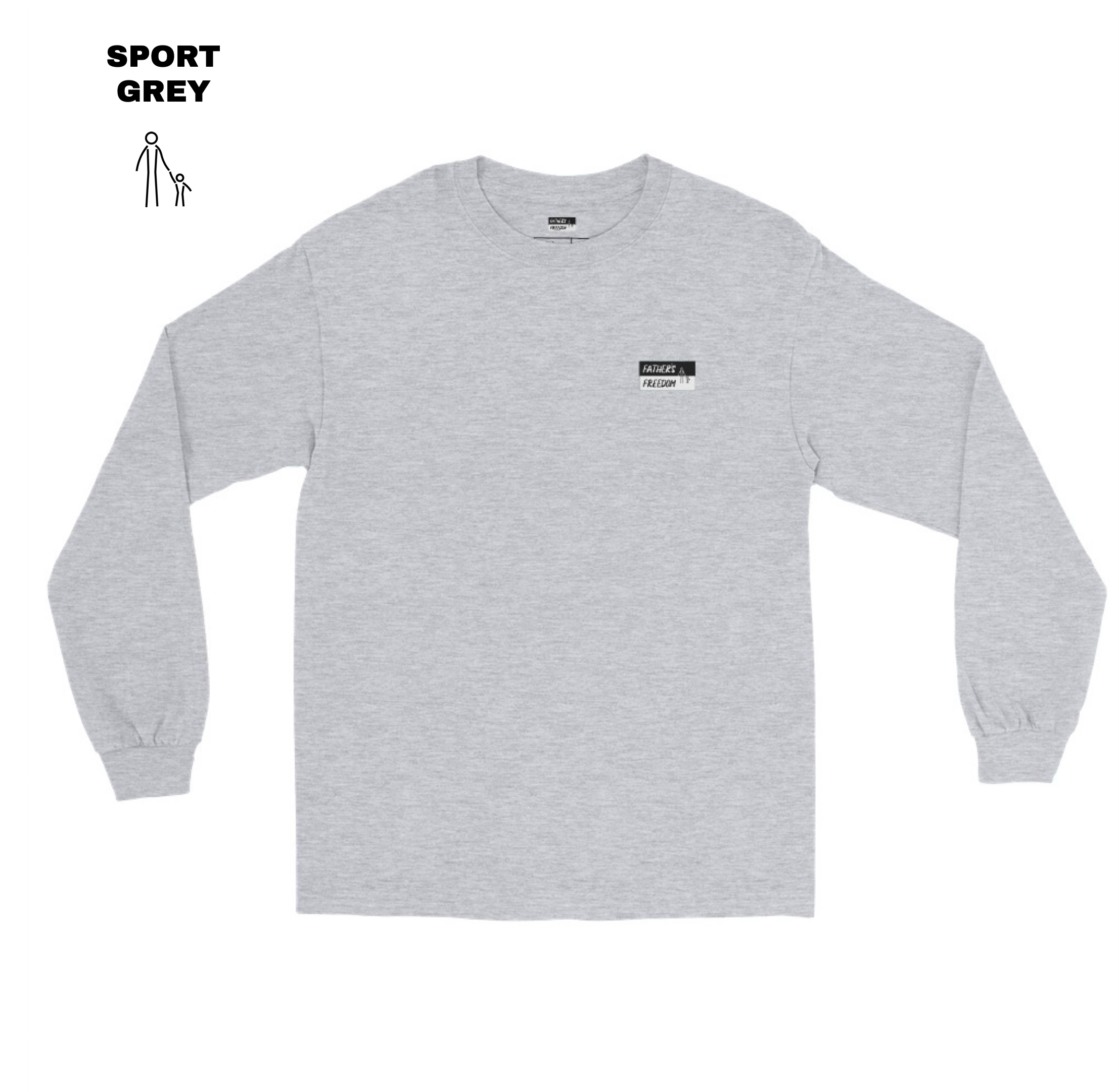 Father's Freedom Long Sleeve - Sport Grey.png