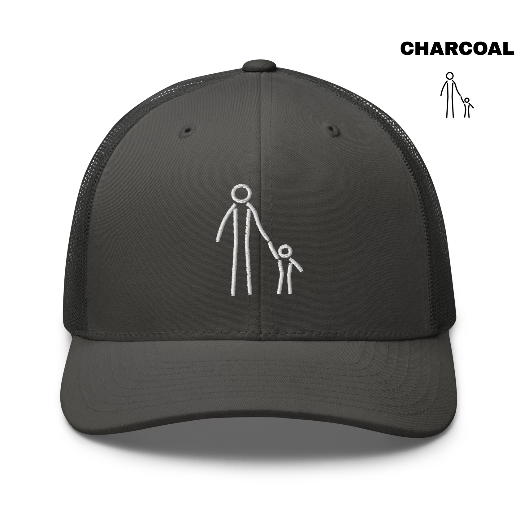 Father & Child Trucker - Charcoal.png