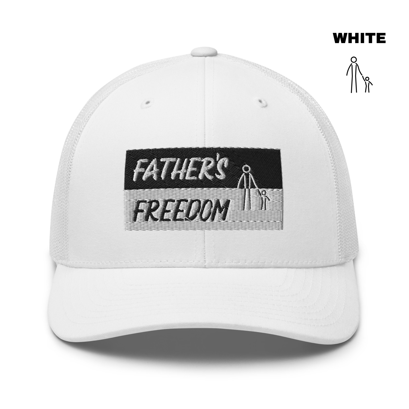 Father's Freedom Trucker - White.png