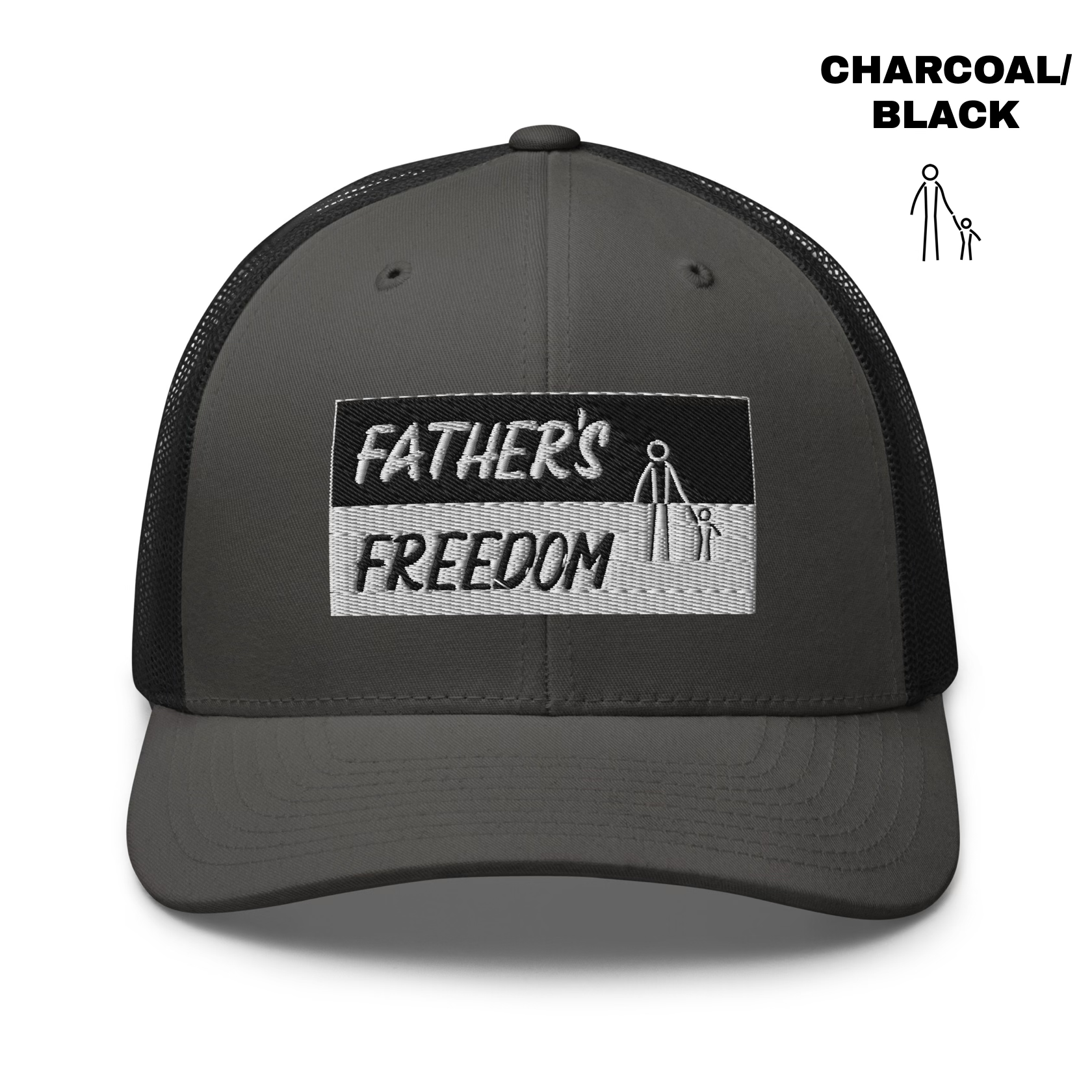 Father's Freedom Trucker - Charcoal:Black.png