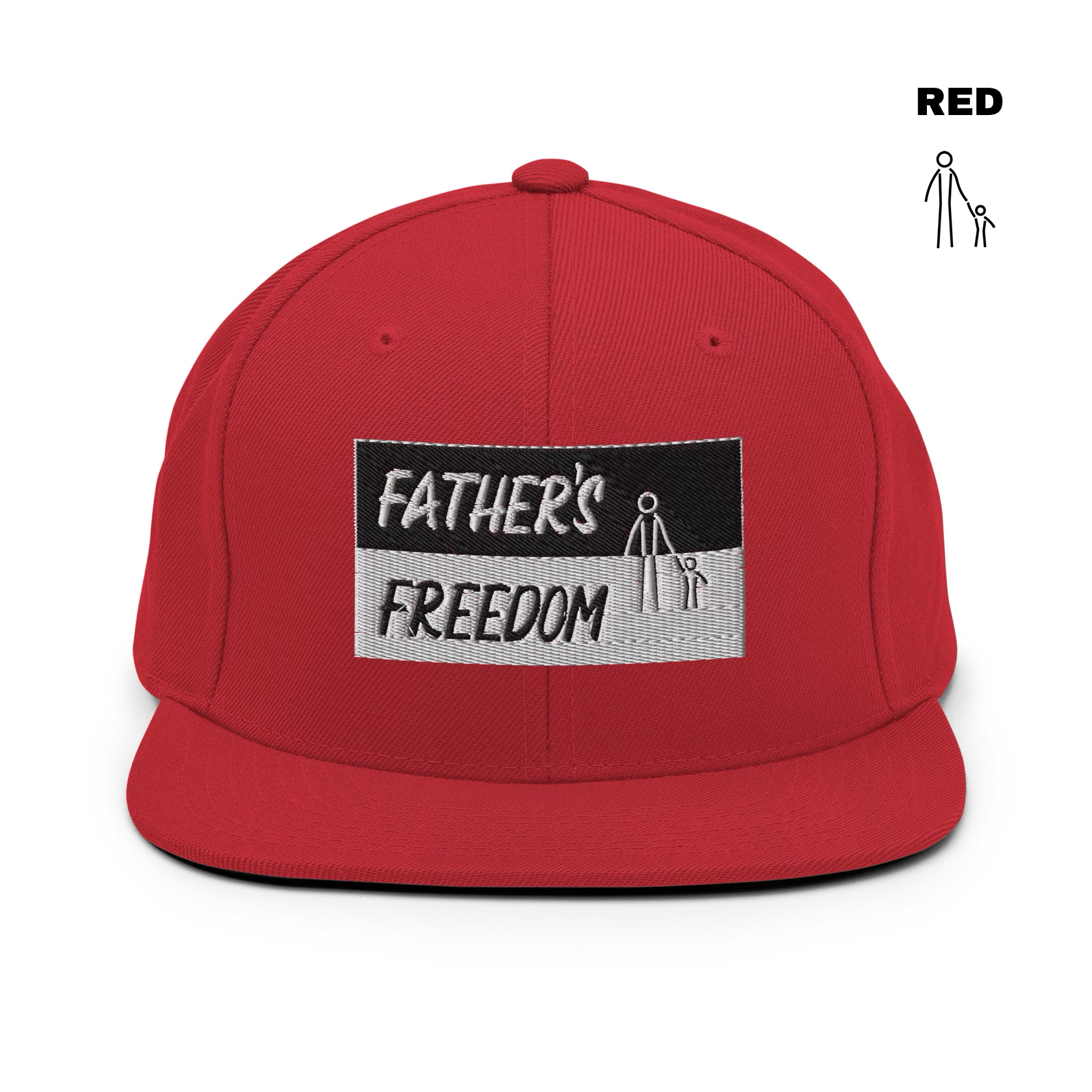 Father's Freedom Snapback - Red.png
