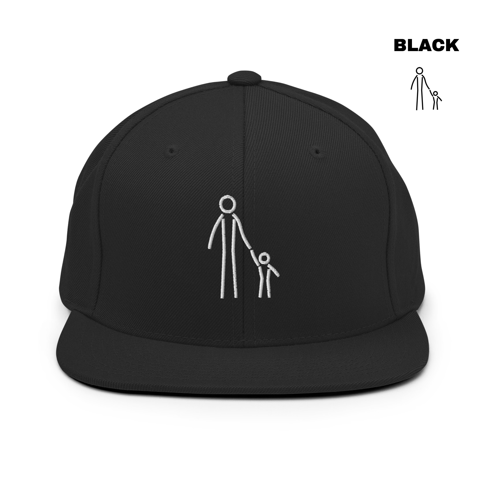 Father & Child Snapback - Black.png