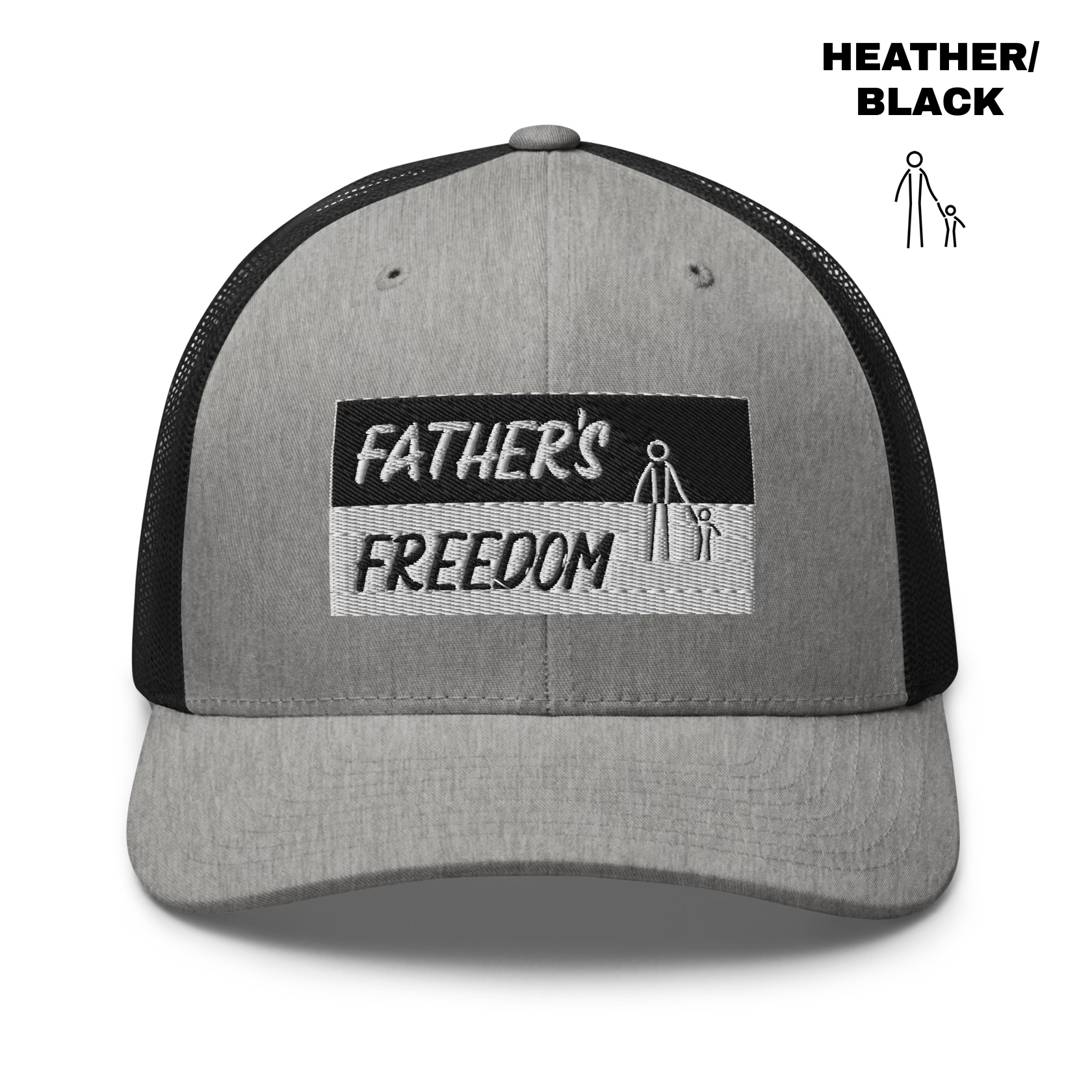 Father's Freedom Trucker - Heather:Black.png