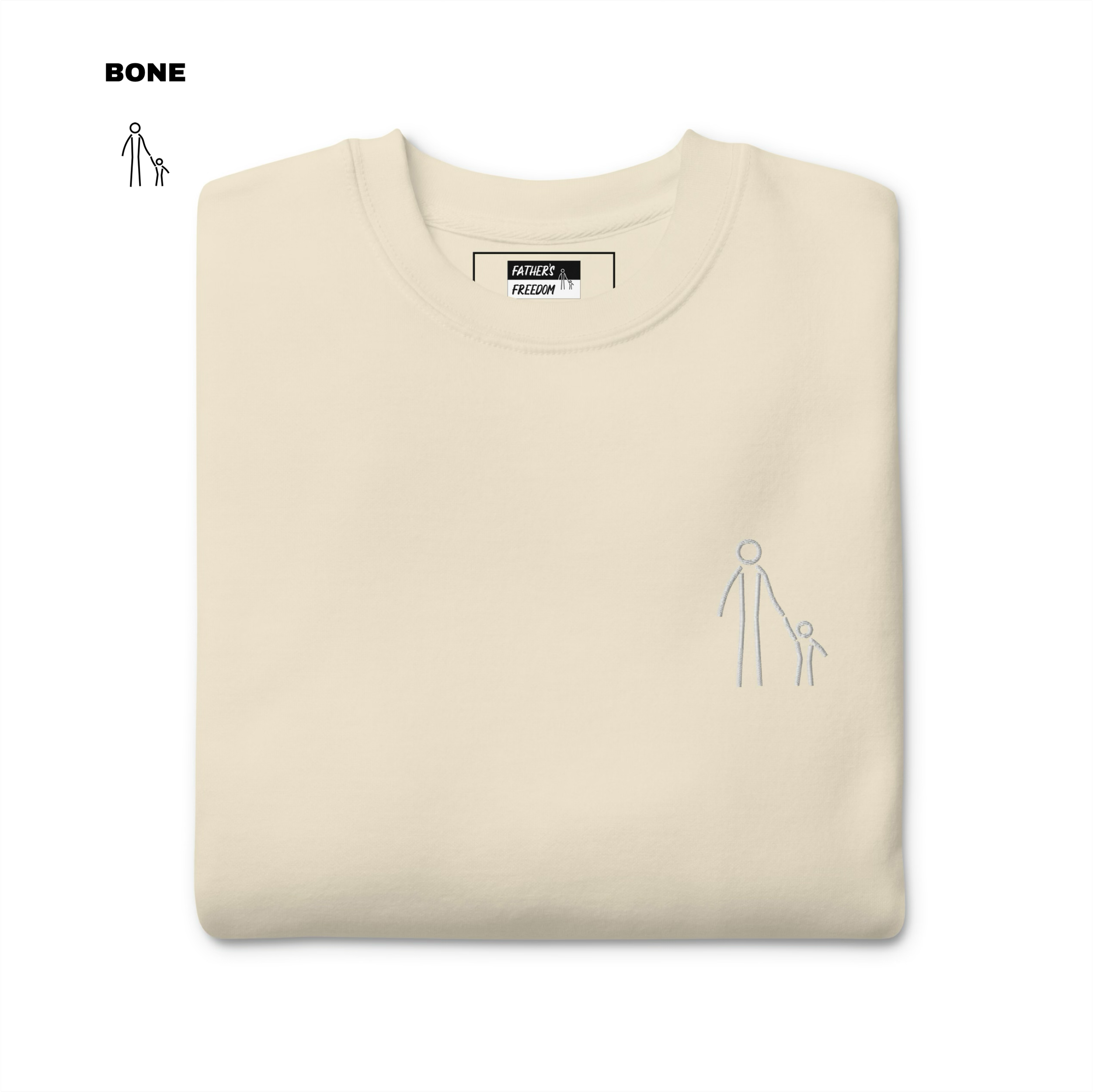 Father & Child Sweatshirt - Bone.png