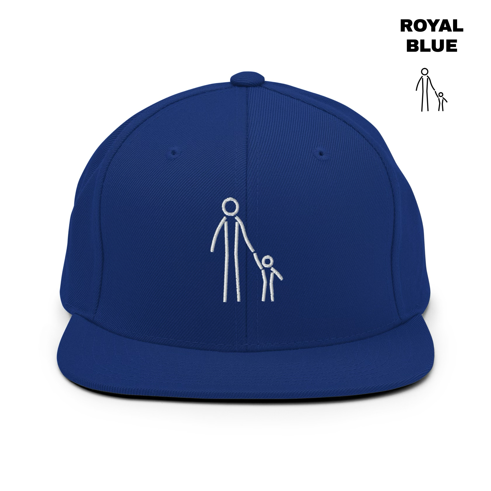 Father & Child Snapback - Royal Blue.png