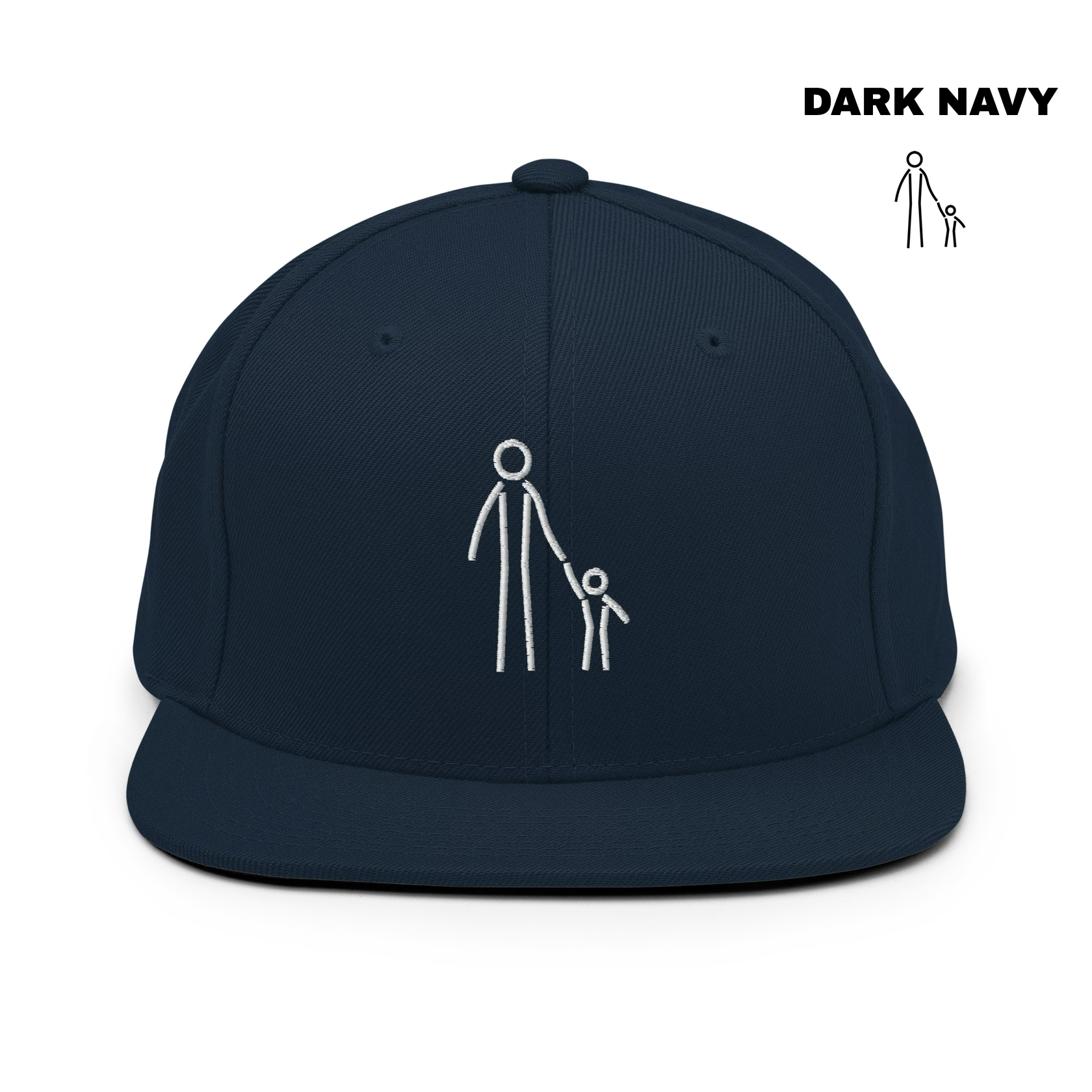 Father & Child Snapback - Dark Navy.png