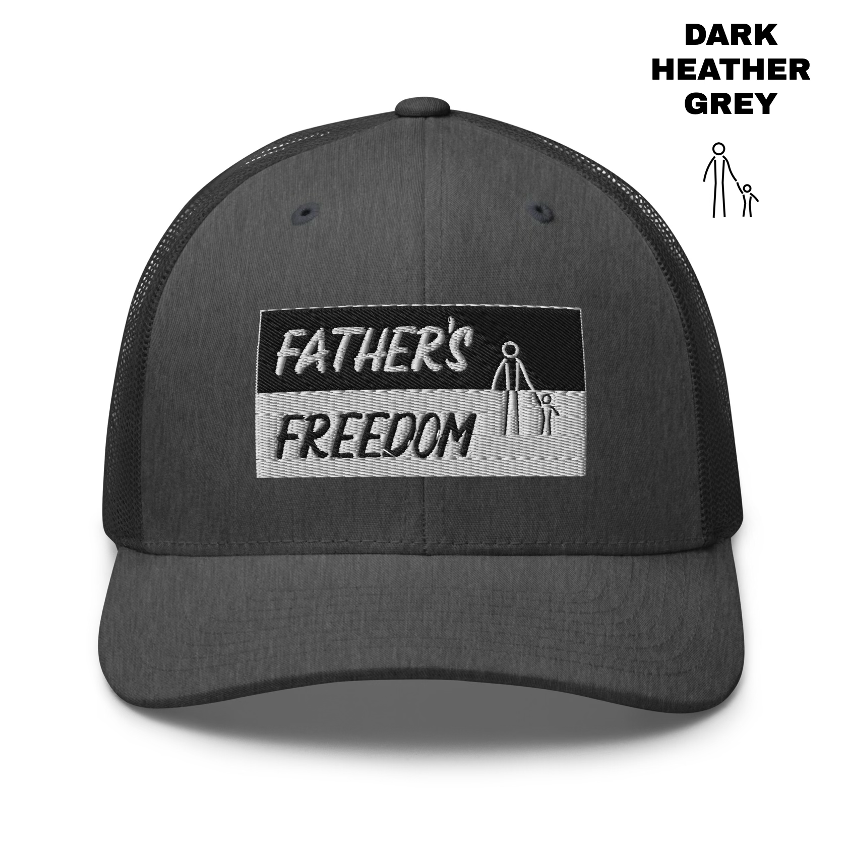 Father's Freedom Trucker - Dark Heather Grey.png