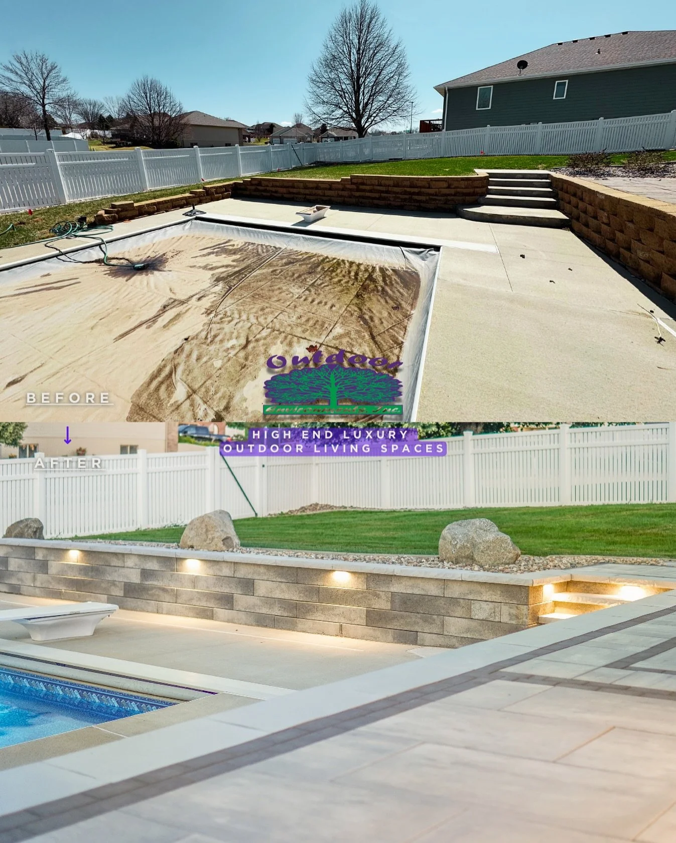 Talk about a step up ⬆️ 🔥 

#siouxcity #luxuryoutdoorliving