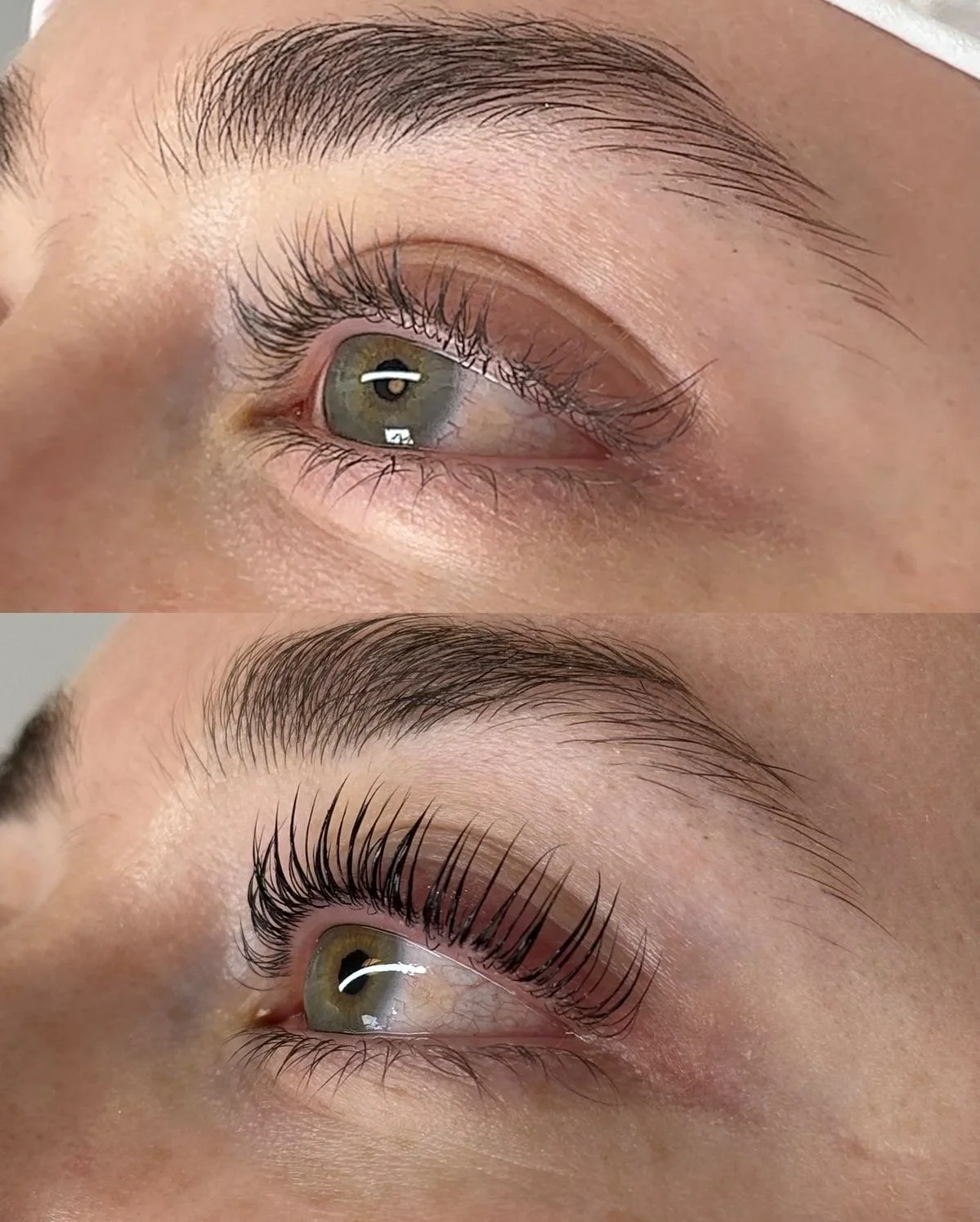 Korean lash lifts and tinting.