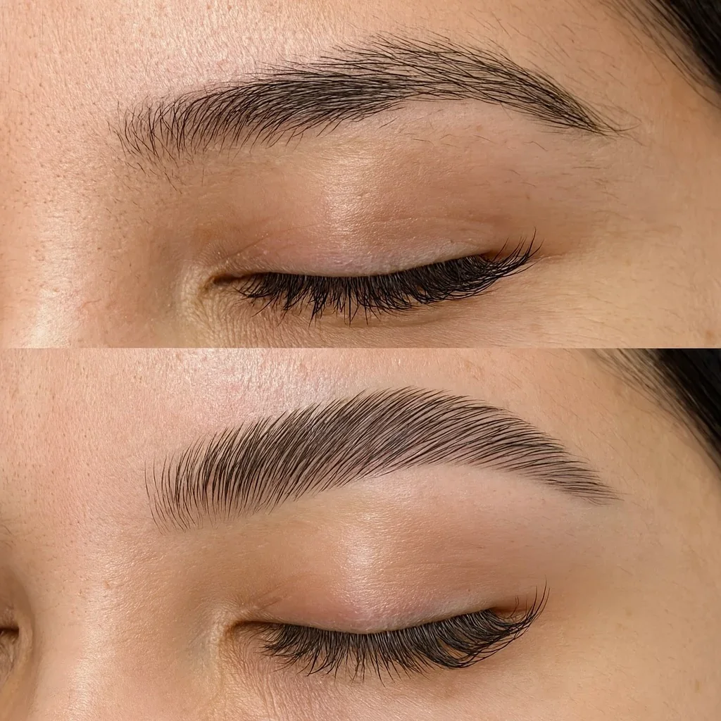 Brows. Waxing, staining, shaping, and korean brow lamination.