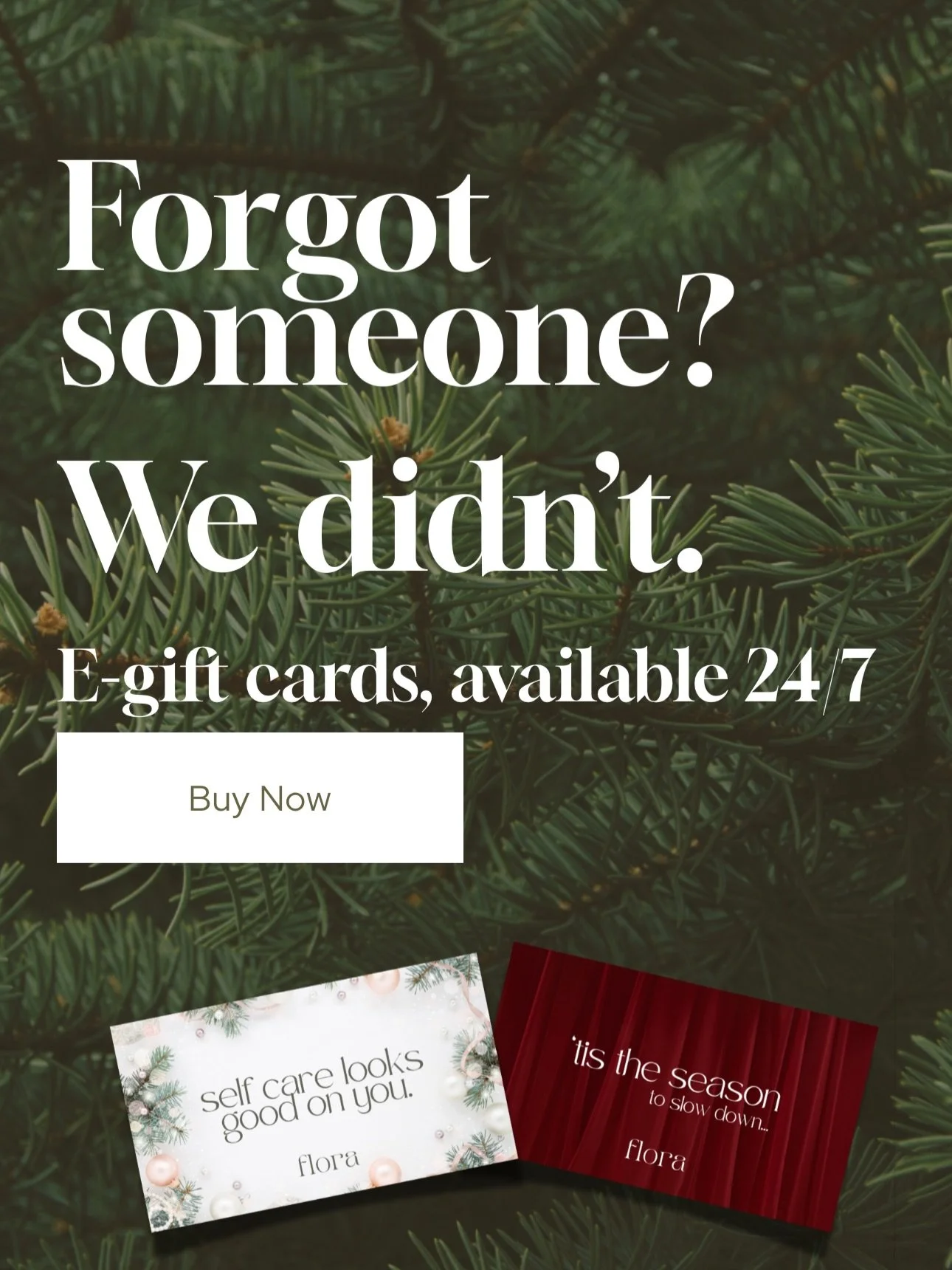 &rsquo;Tis the season for effortless gifting. &hearts;️

Our online e-gift cards are available anytime&hellip;instant, thoughtful and beautifully simple.

And starting this Saturday, you can pick up our physical gift cards at our in-person pop-up!

W