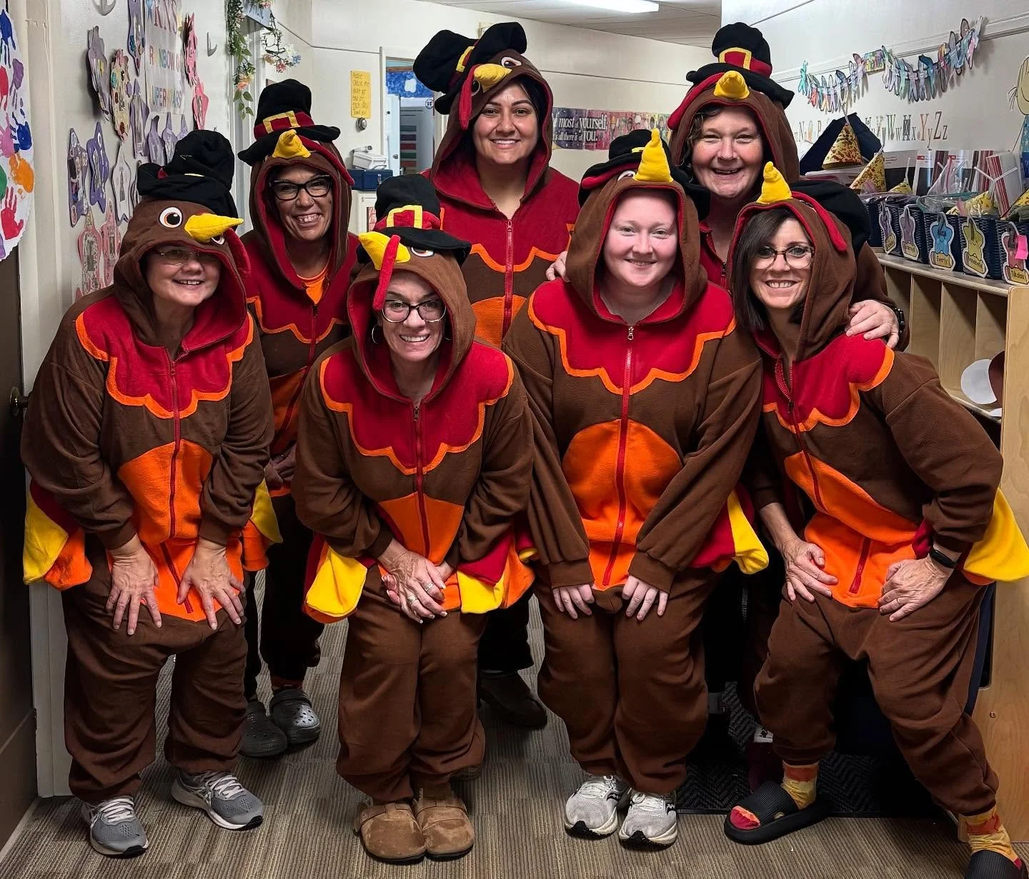 Thankful for our flock of fabulous teachers that make RNS so special! Wishing everyone a joyful Thanksgiving with loved ones next week 🦃🧡