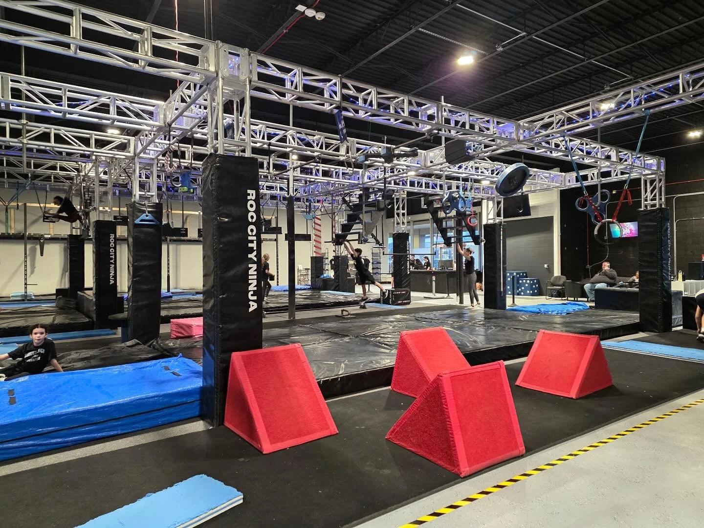 📣 Reminder! The RNS Family Climb &amp; Play is this Saturday 4/18 from 2-4 pm ROCCityNinja 

🥷 Check out their amazing space that has something for everyone. Smaller scale obstacles and soft landing spots for tiny ninjas, up to big challenges for t