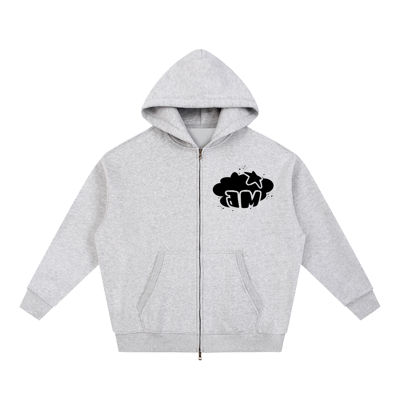 Geeked Out Boxy Fleece Dbl Zip Hoodie
