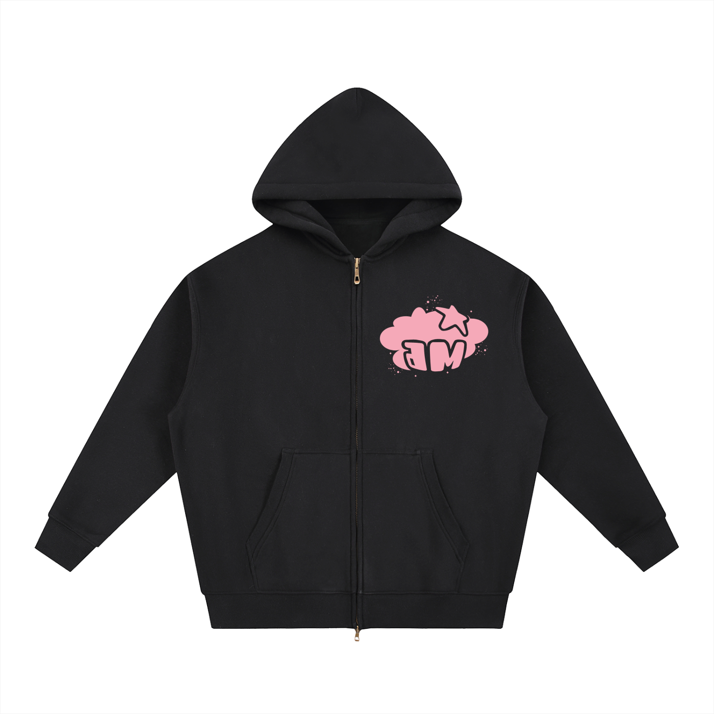 DB4D v2 Boxy Fleece Dbl Zip Hoodie
