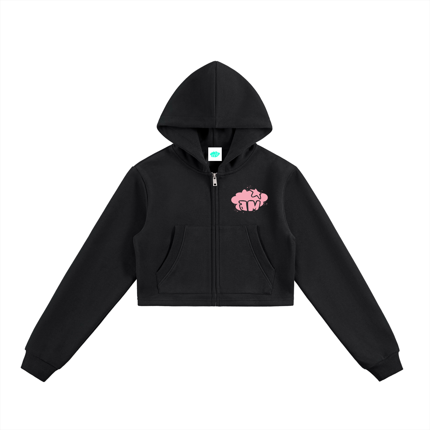 DB4D v2 Cropped Zip Hoodie