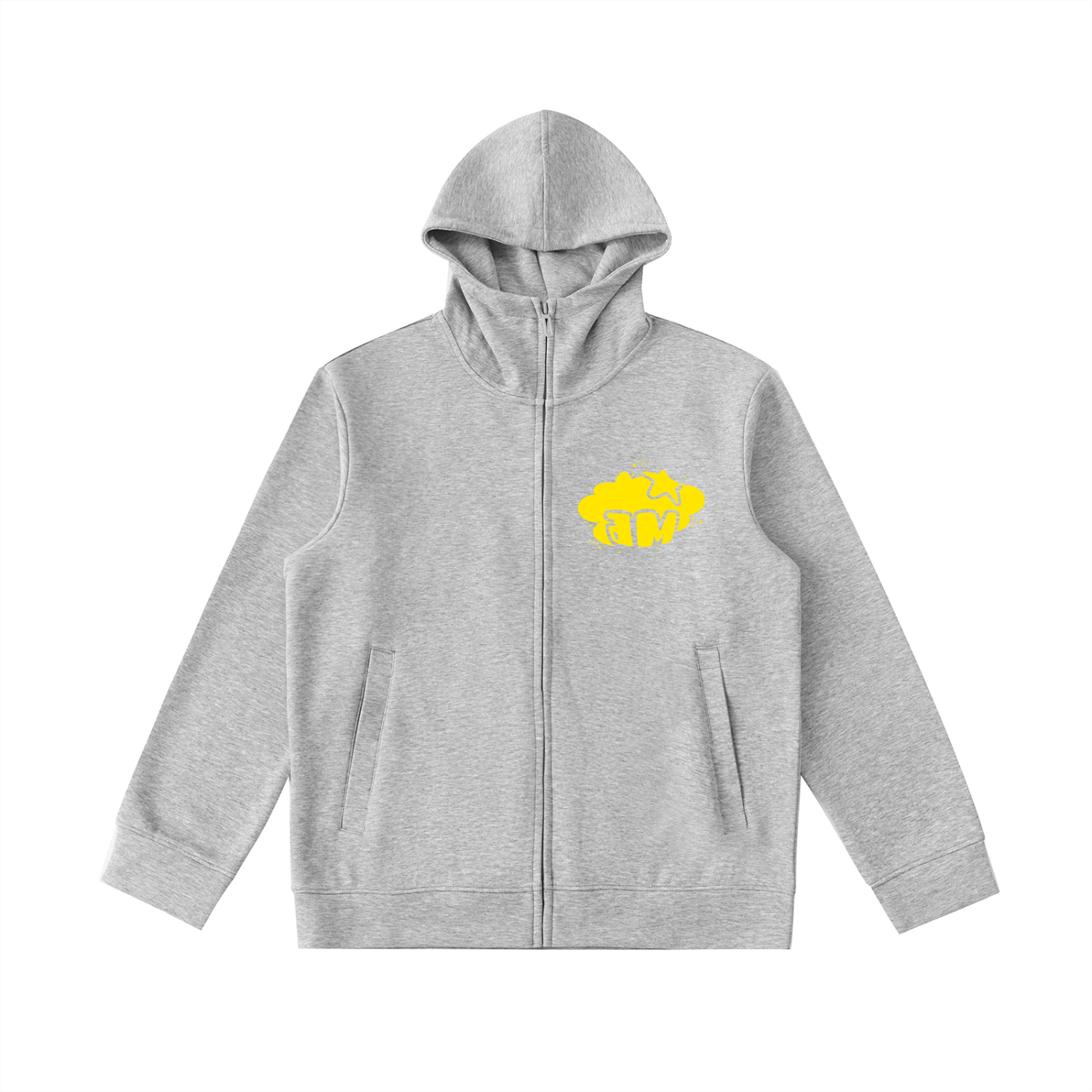 Afrika High Neck Zip Hoodie