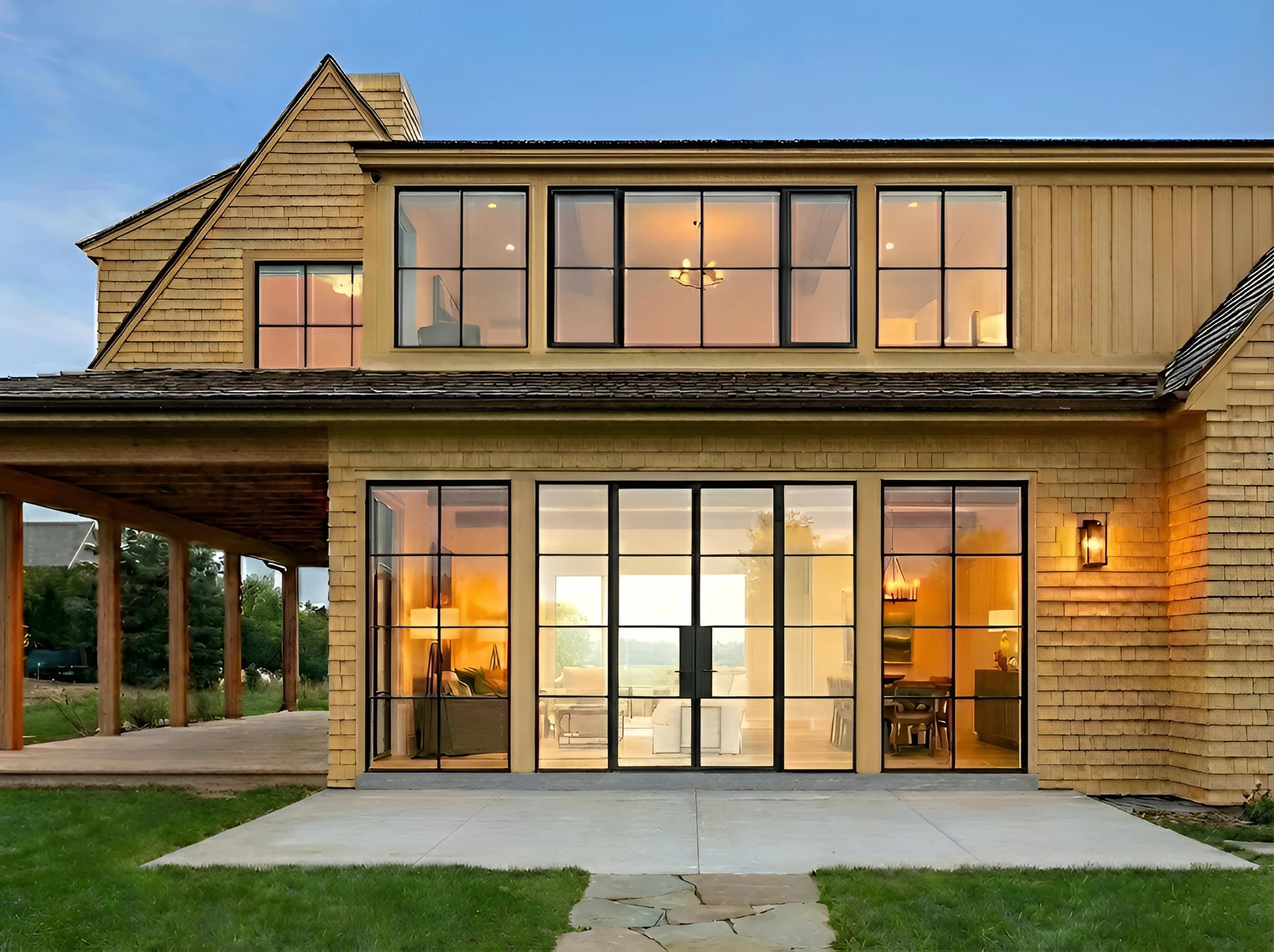 Hampton home side windows