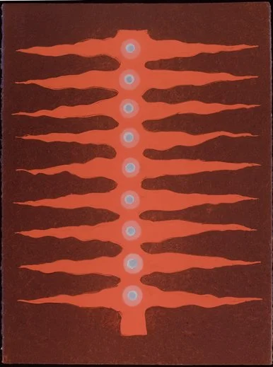 "Hybrid 2", 2010, monotype on Arches 88, 30" x 22",  Ed. 1/1