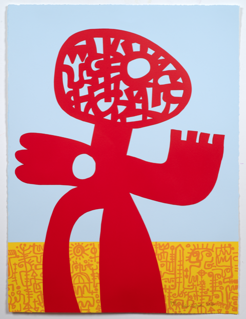 “DANCER”, 2026, Screenprint, 30” x 22”, Ed. 30.  