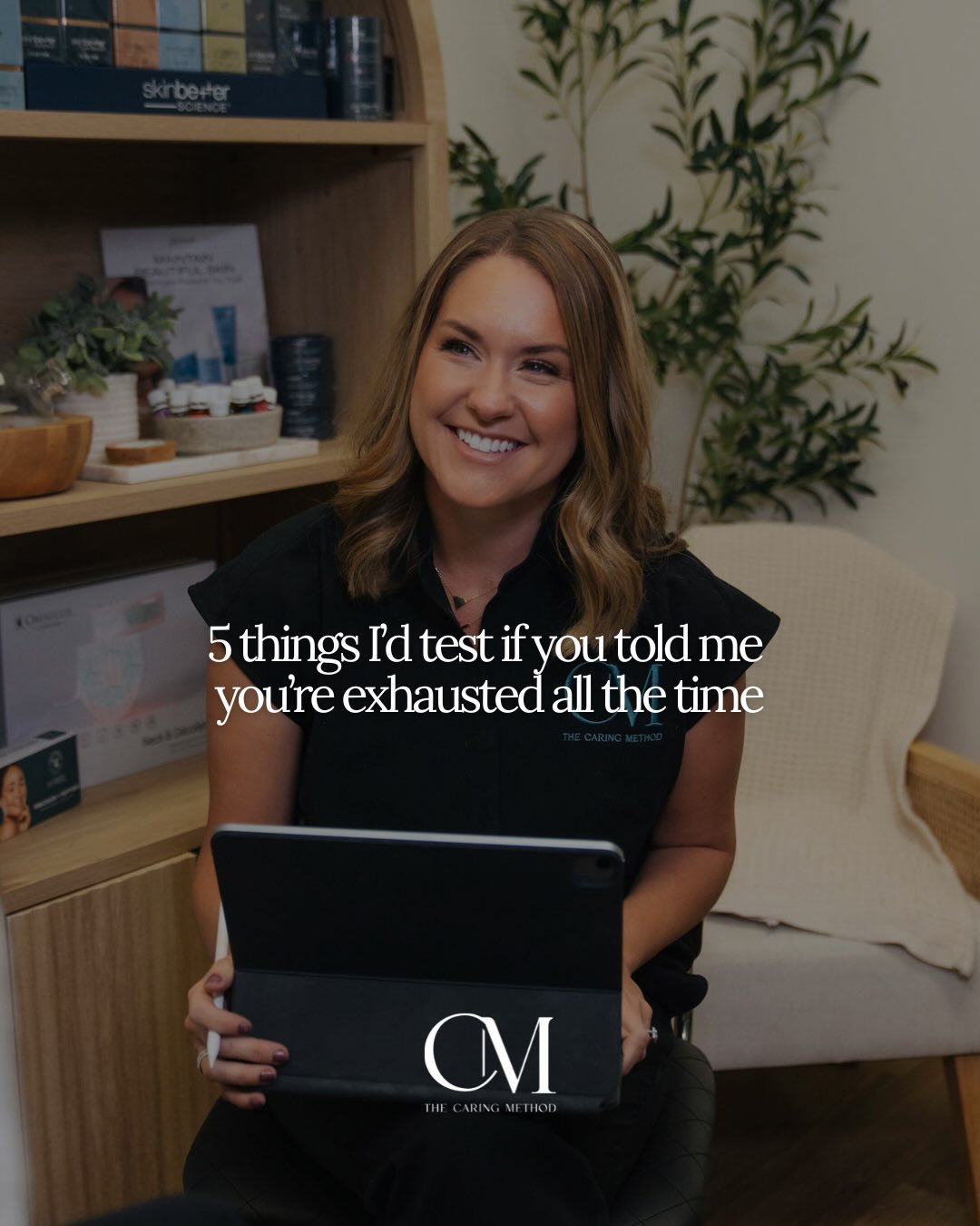Exhaustion is one of the biggest things women normalize.

And honestly?
That concerns me.

Fatigue is a symptom.
Not a personality trait.

And while there&rsquo;s rarely one simple answer, there ARE things worth looking deeper into.

📍 The Caring Me