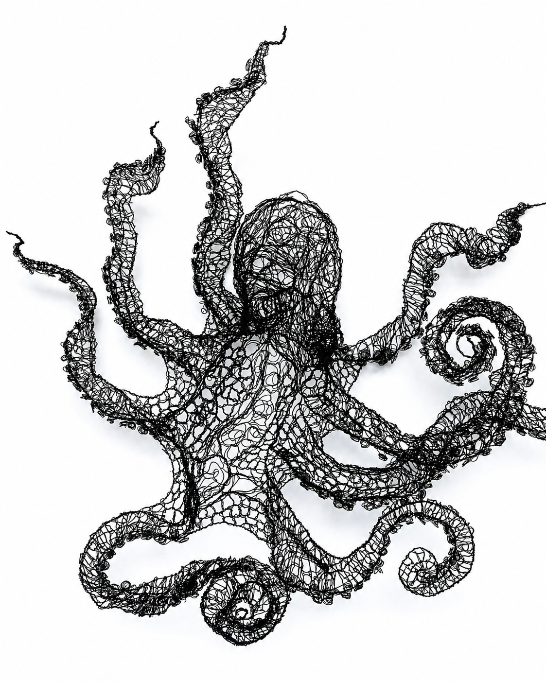SOLD - 3-Dimensional Octopus