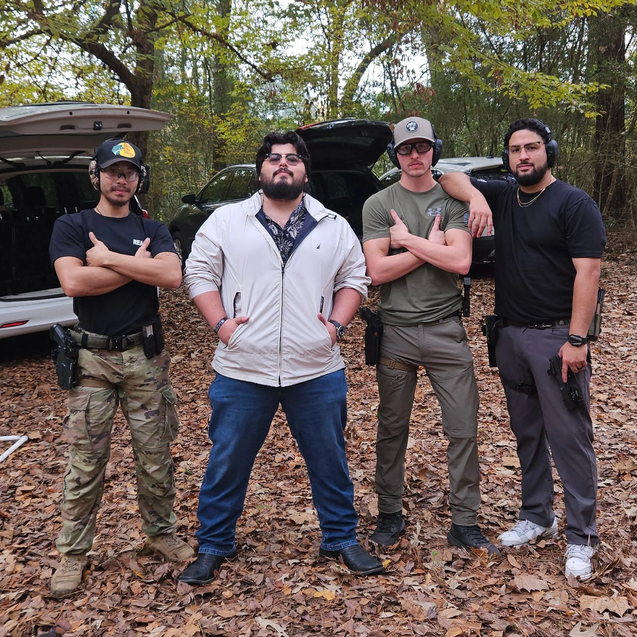 Astro Tactical takes a range day picture after successfully testing his products.