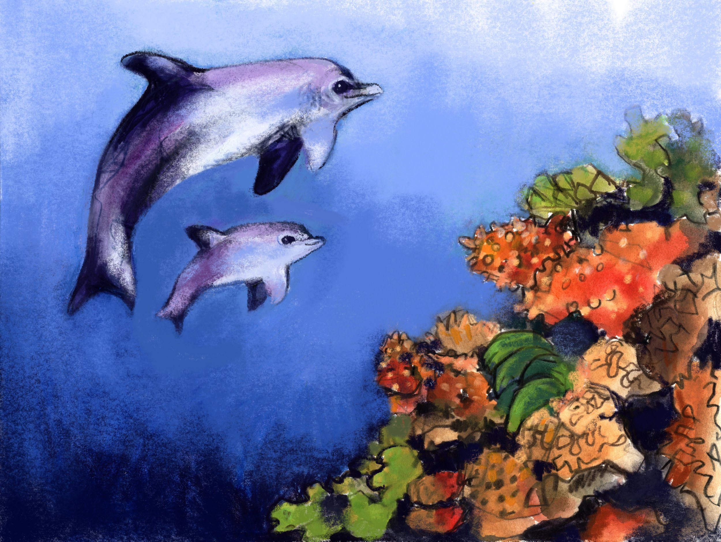 Illustration from "Lost and Found," Mixed Media