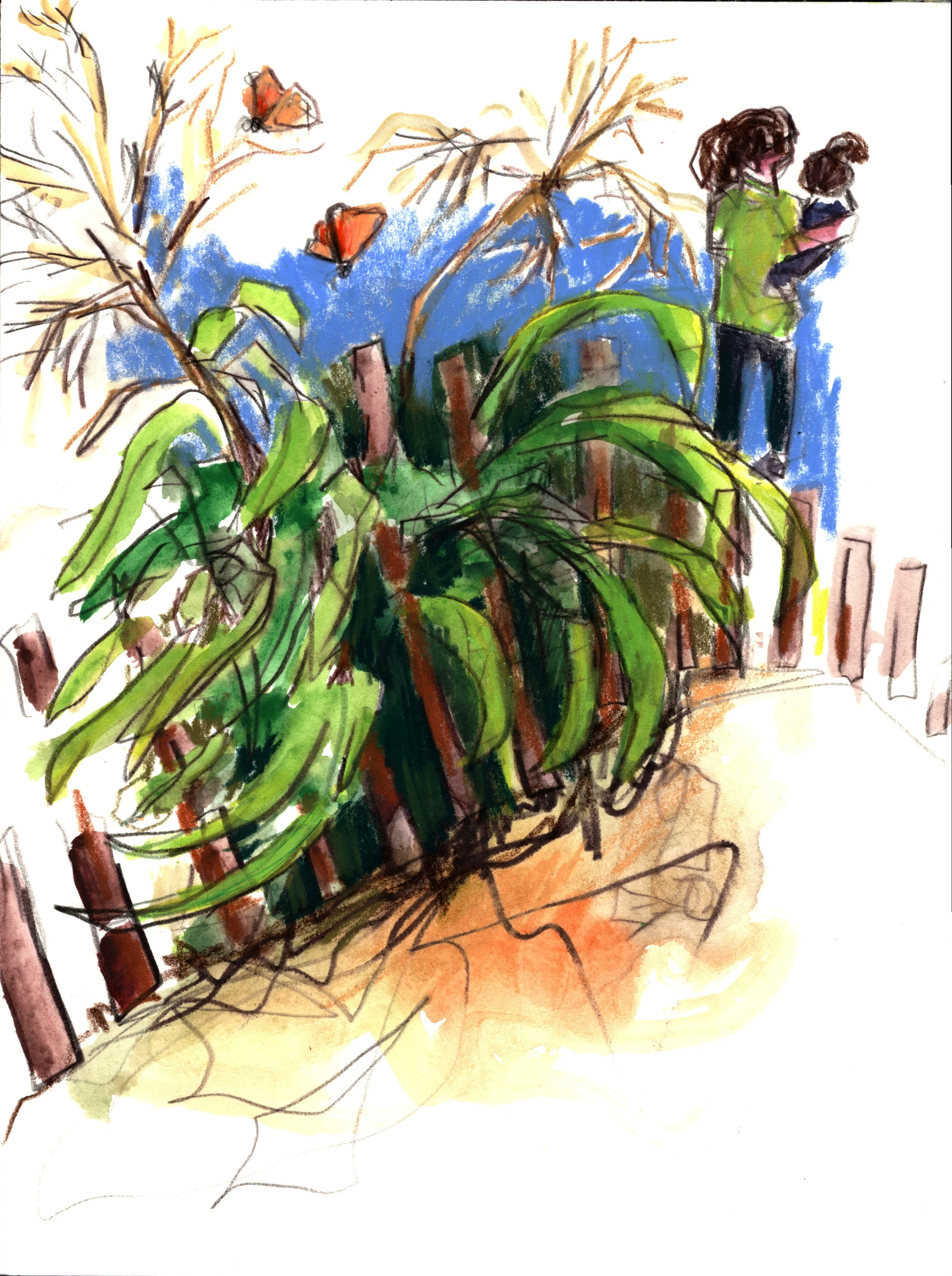 "At the Dunes," Mixed Media