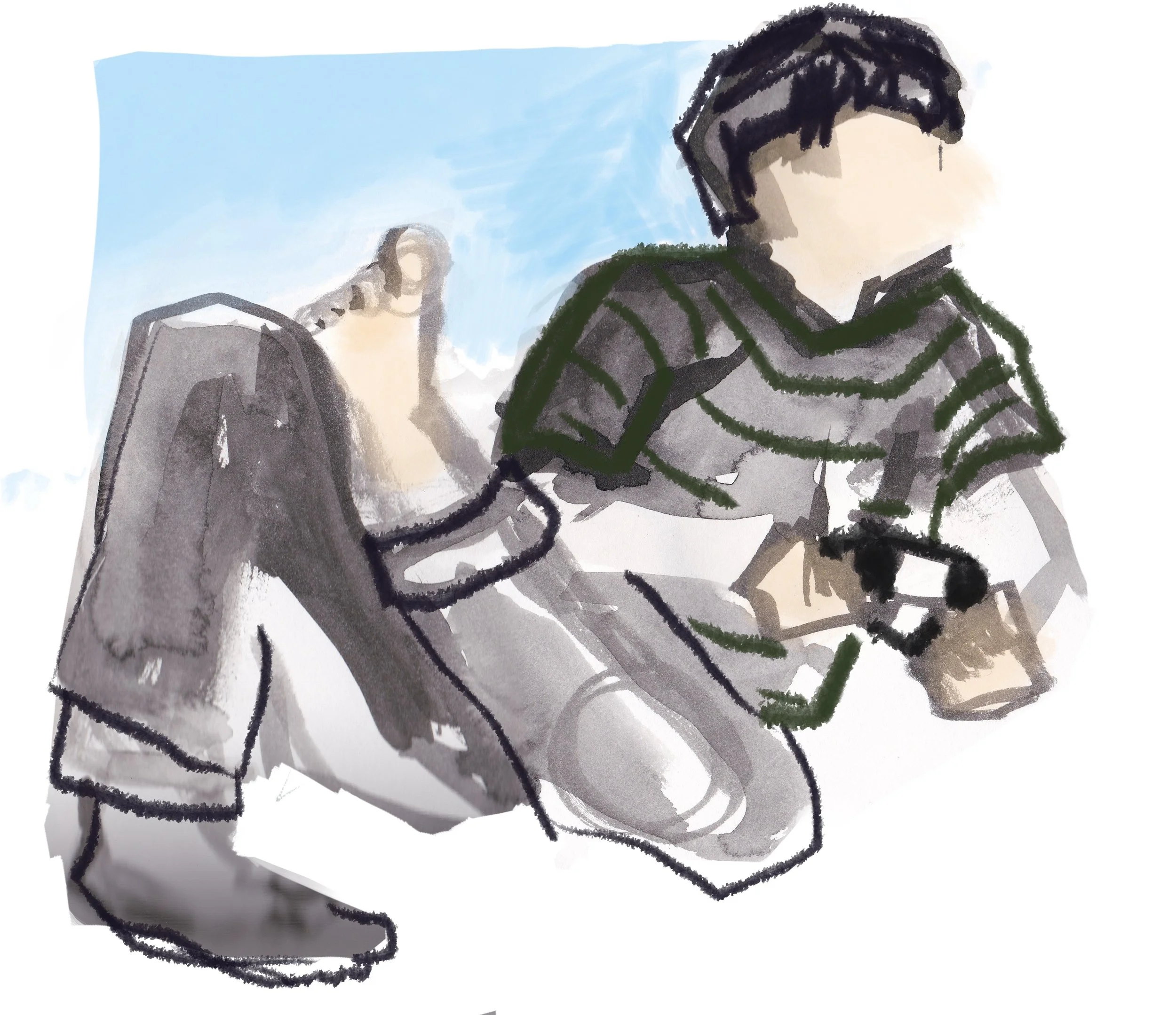 "Gaming," Mixed Media