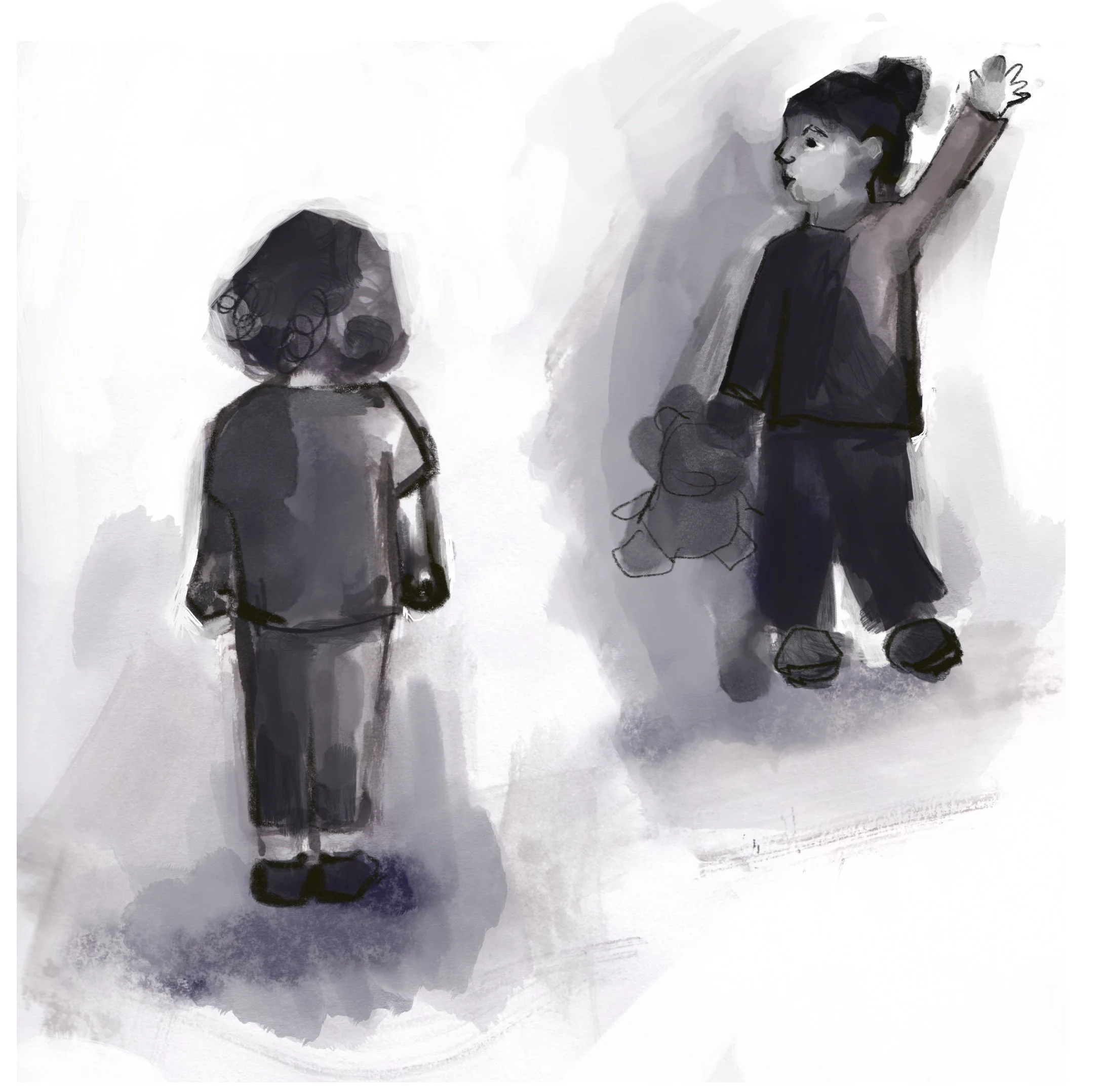 Playground Studies 3, India Ink and Digital