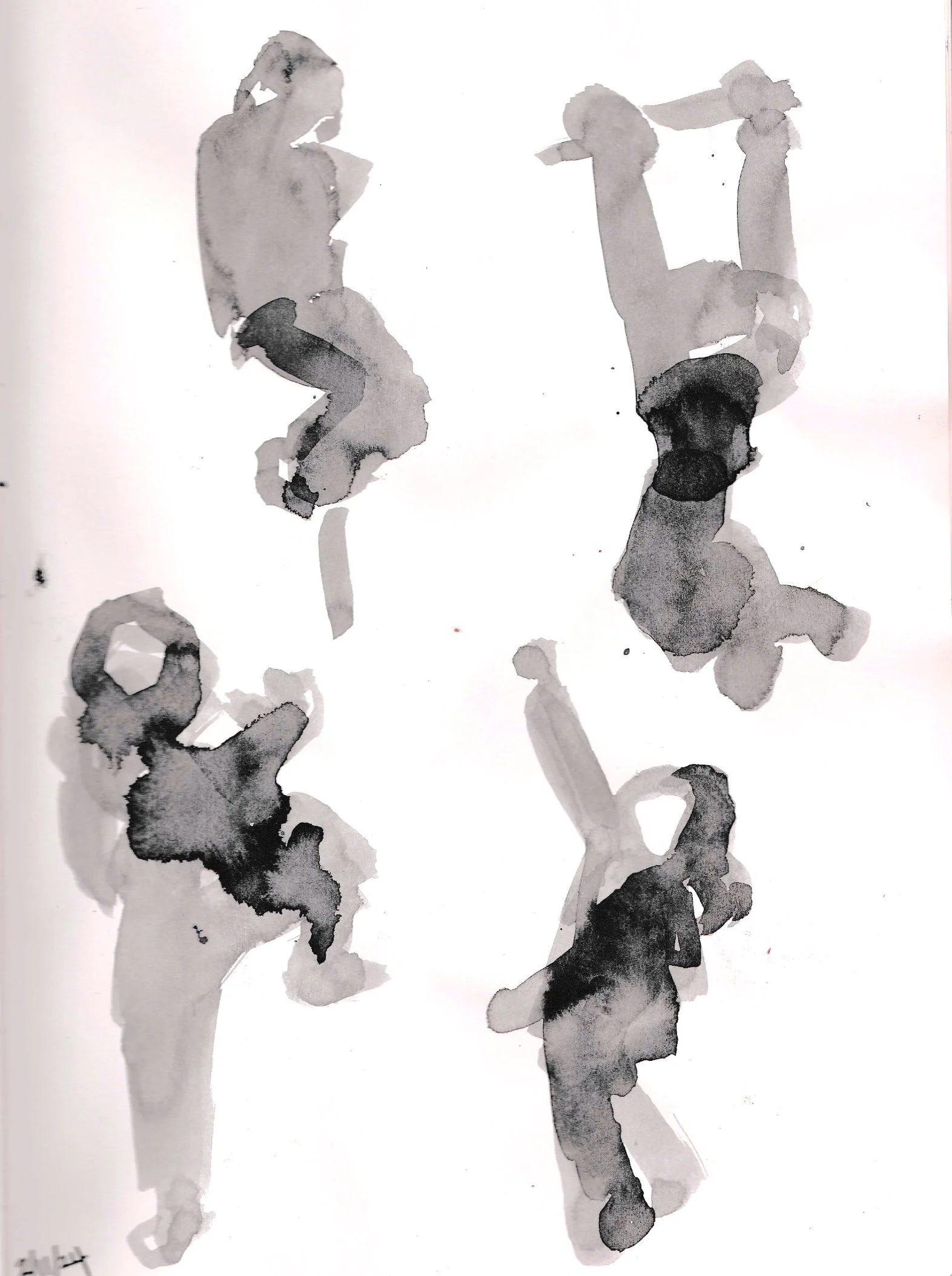 Playground Studies 1, India Ink