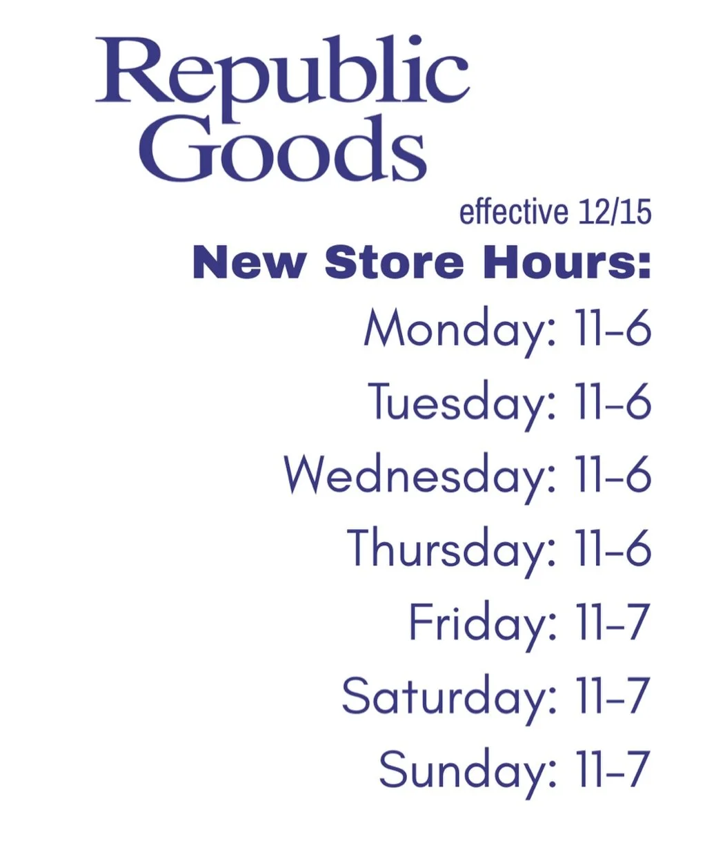 ‼️🚨We have adjusted our hours for the holiday and going into the new year! We will be updating google &amp; maps to reflect! 📢FREE STREET PARKING: 11-2pm