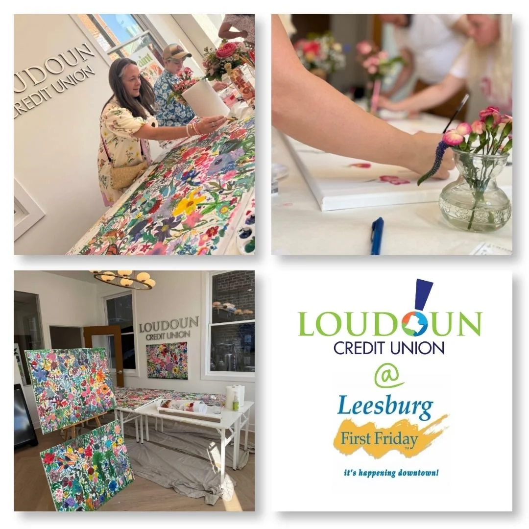 Ready for First Friday in Leesburg? You're invited to swing by our Community Room before 6 PM and see the community garden artwork!

This special open house is celebrating the artwork created at the Leesburg Flower &amp; Garden Festival! 💐

📍 Loudo