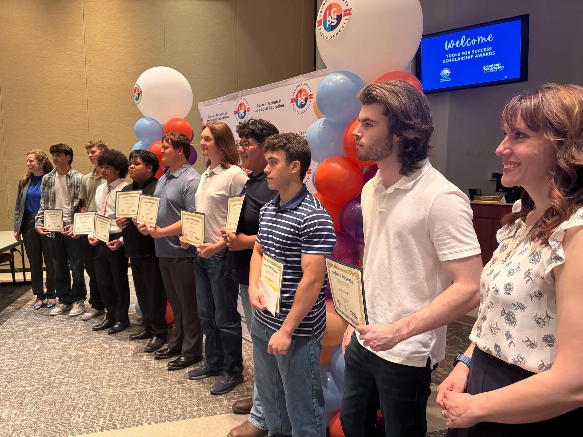 We are proud to provide Loudoun County Public Schools grads with the tools they need to succeed!

Recently, our own Amanda Ivicic joined the Loudoun Education Foundation to celebrate 14 graduating seniors who received a Tools for Success Scholarship.