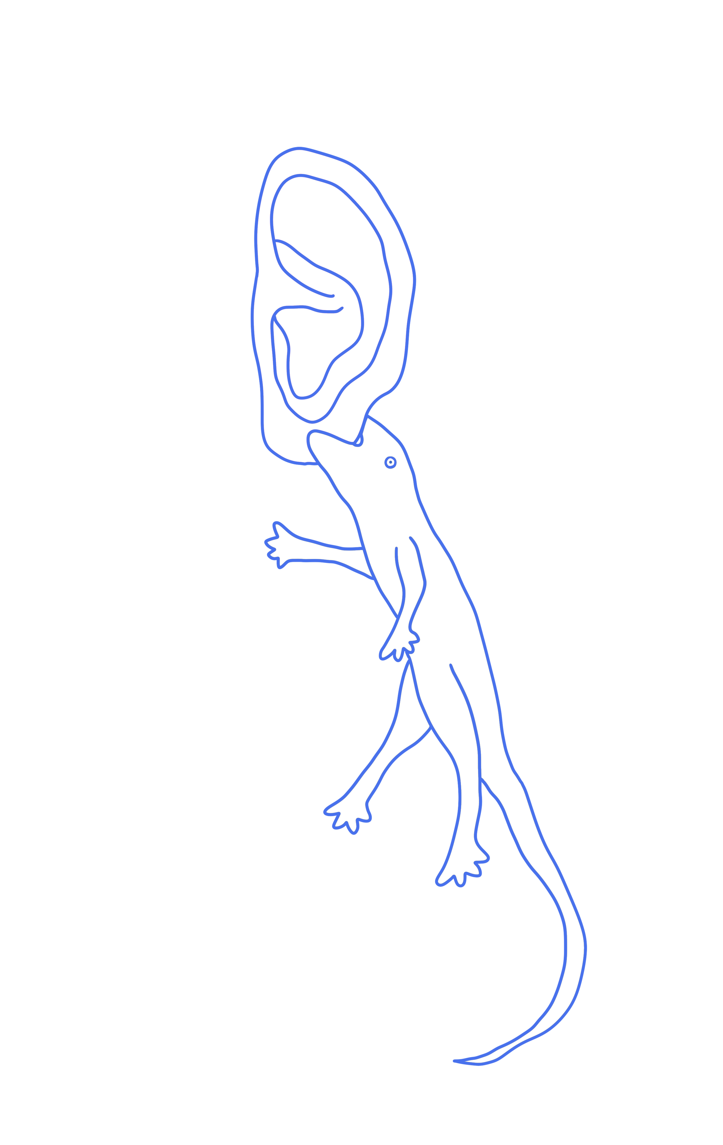 lizard earring