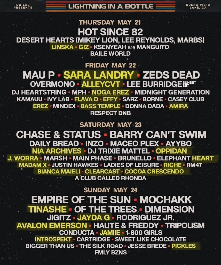 Bass Babes You Don’t Want to Miss at Lightning in a Bottle 2026