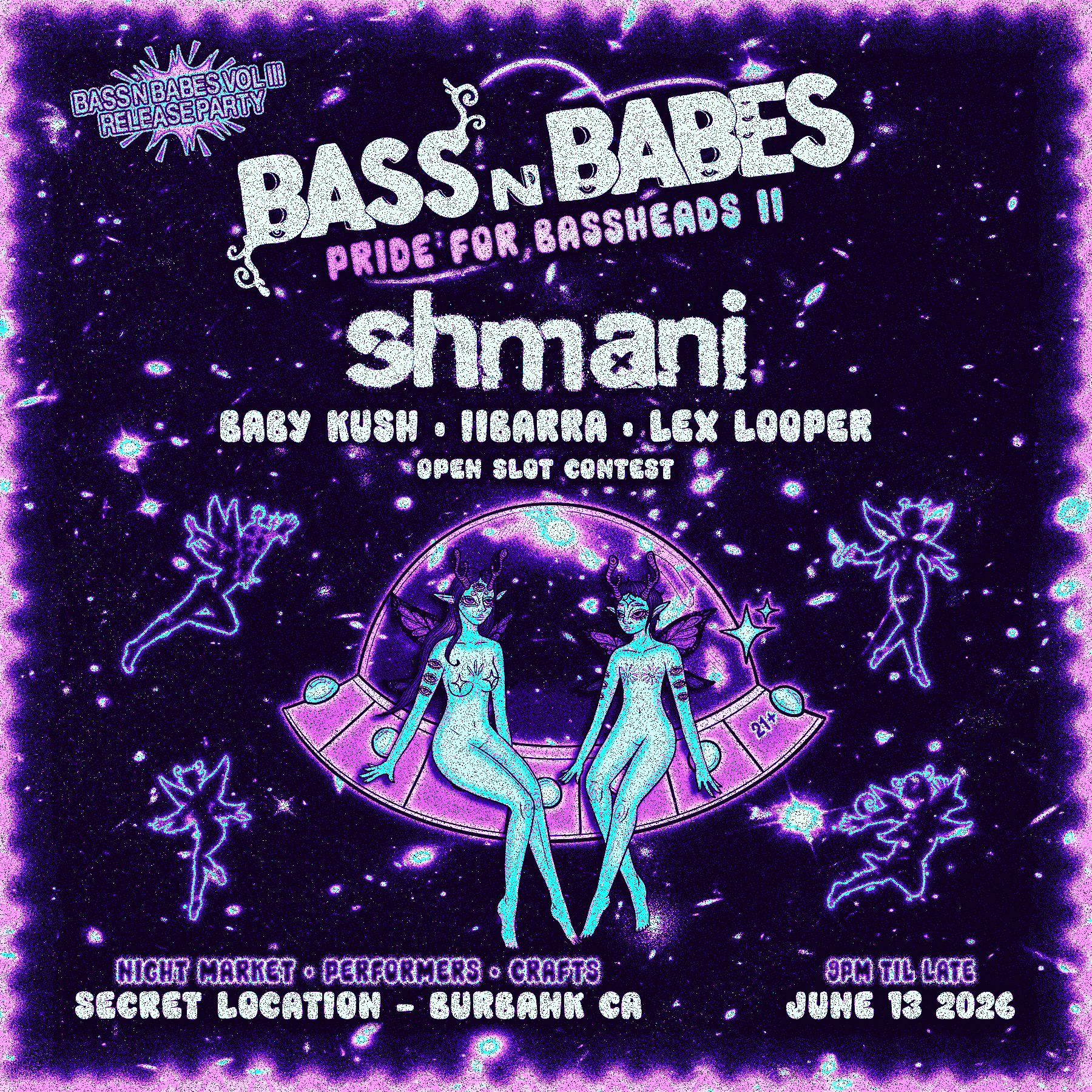 Pride for Bassheads Los Angeles with shmani