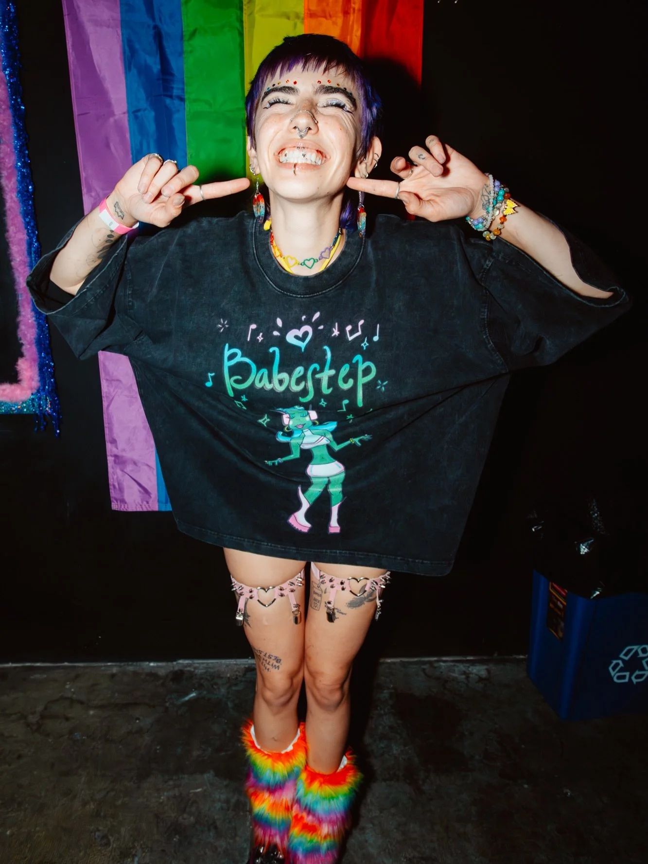 BABESTEP &amp; BABY KUSH MERCH IS BACK!! Just in time for Halloween 😈 or if you can&rsquo;t make it out to the show, you can purchase online at www.bassnbabes.com/merch 👾

Y&rsquo;all went crazy and bought up all the Babestep merch in Denver last m