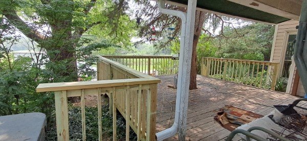 Porch Rail and Steps