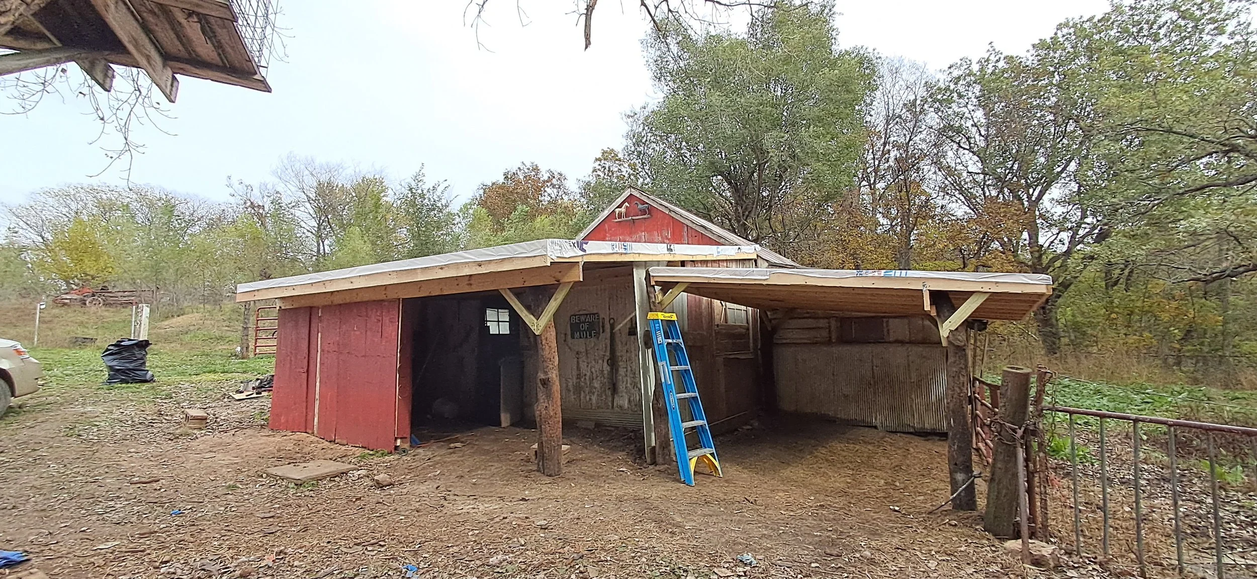 New Roof Frame and Tin
