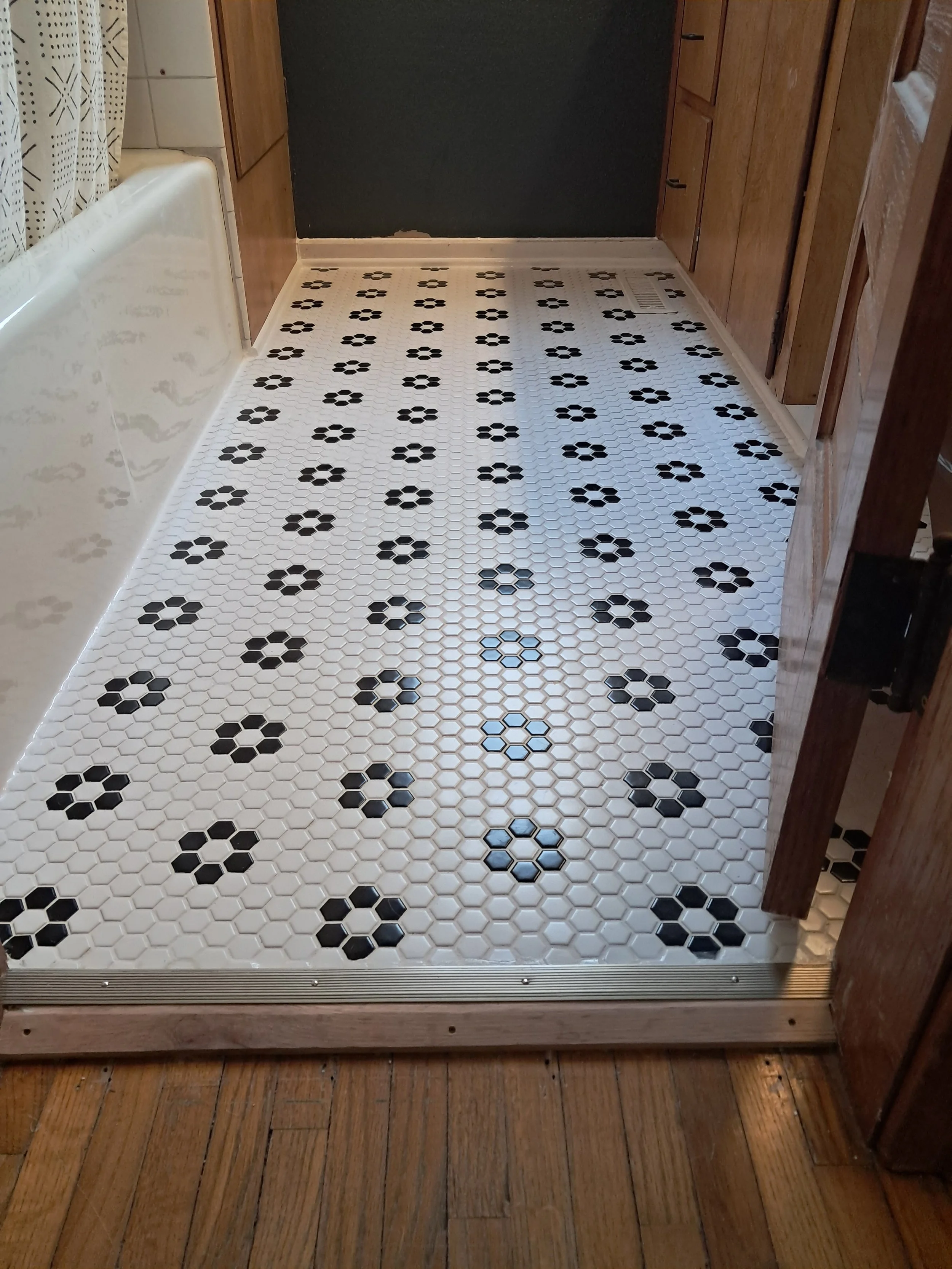Bathroom floor