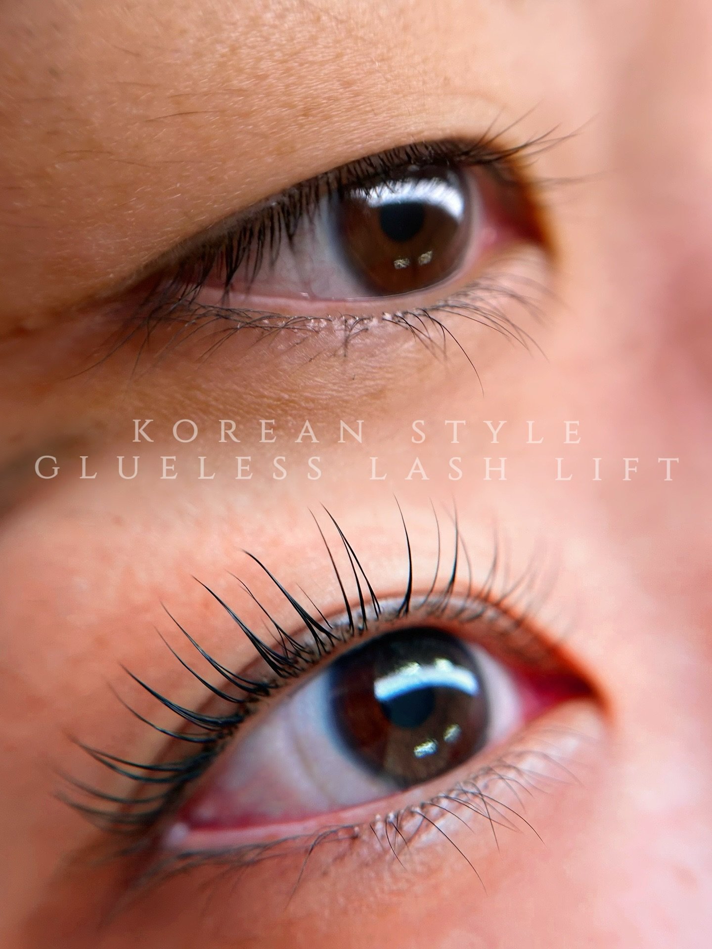 Still curling your lashes with dry ass mascara?? 

Try our new Korean Style GLUELESS Lash Lift service!

✨Healthier
✨Lasts longer than traditional lash lifts
✨Add on the Lash Tint &amp; wake up with darker &amp; lifted lashes everyday! 
✨NO MORE RUNN