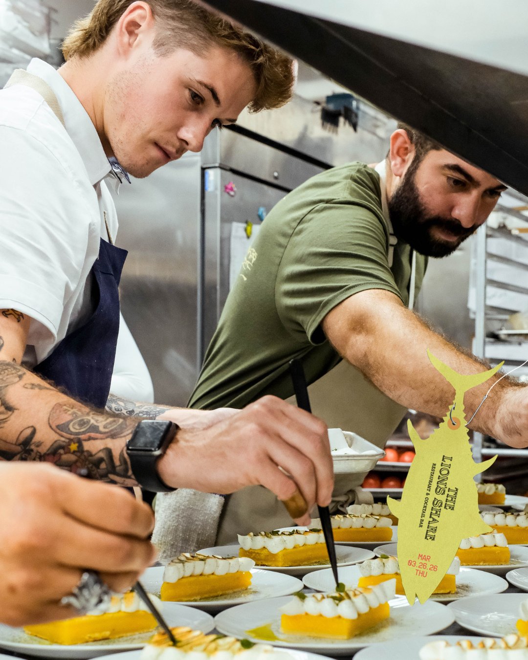 This Thursday, we set it off - night one of 3 Nights at Sea.⁠ ⁠
⁠
Our friends from @thelionssharesd are coming up to Encinitas for one night only with an &agrave; la carte lineup that leans coastal and a little unexpected.⁠
⁠
Baja Oyster | green stra