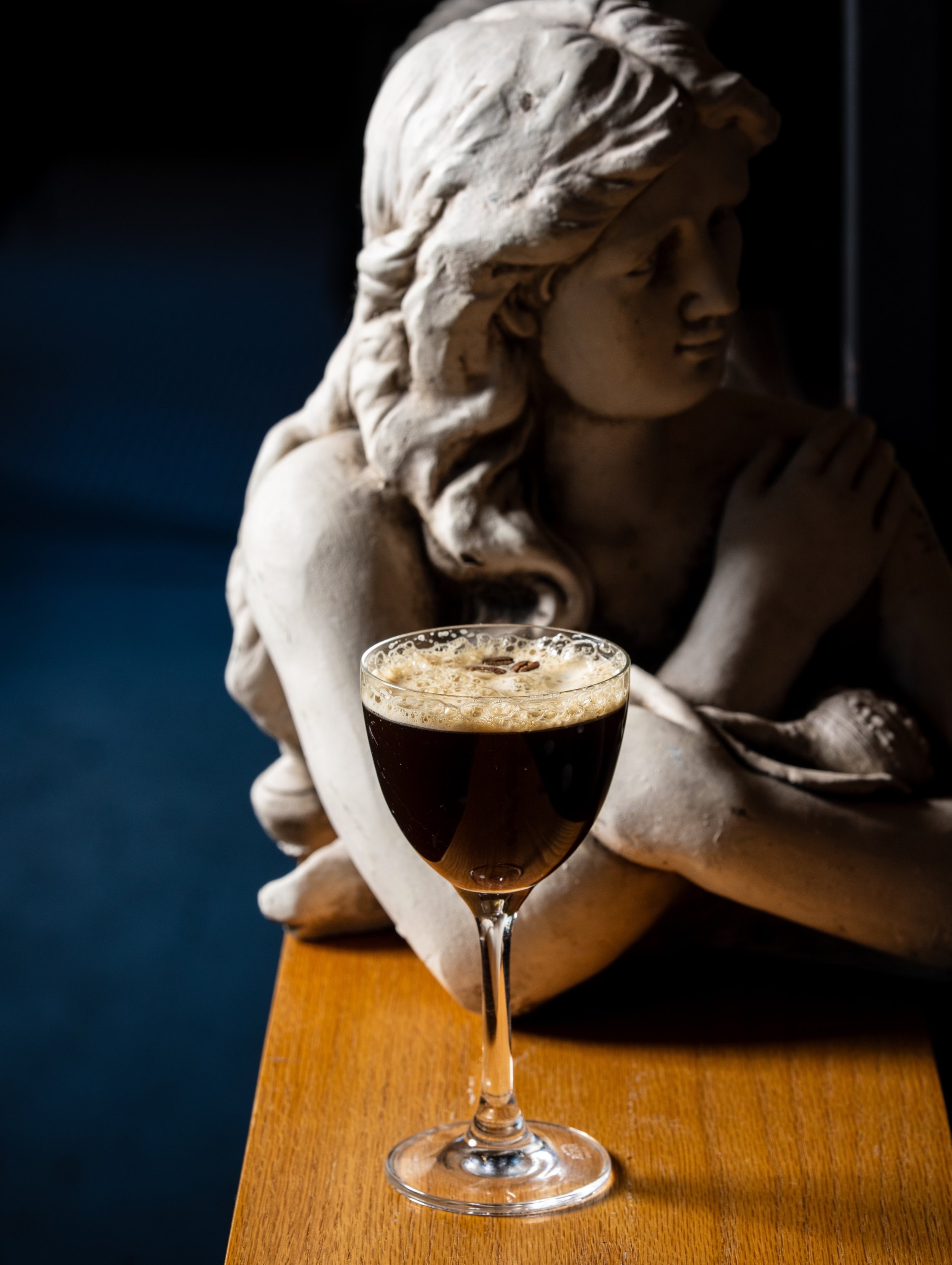 Not your morning coffee. Butter Me Up is built with vodka, Mr Black coffee liqueur, Dropkick espresso concentrate, and brown butter demerara, then poured on nitro for that smooth, almost creamy finish.