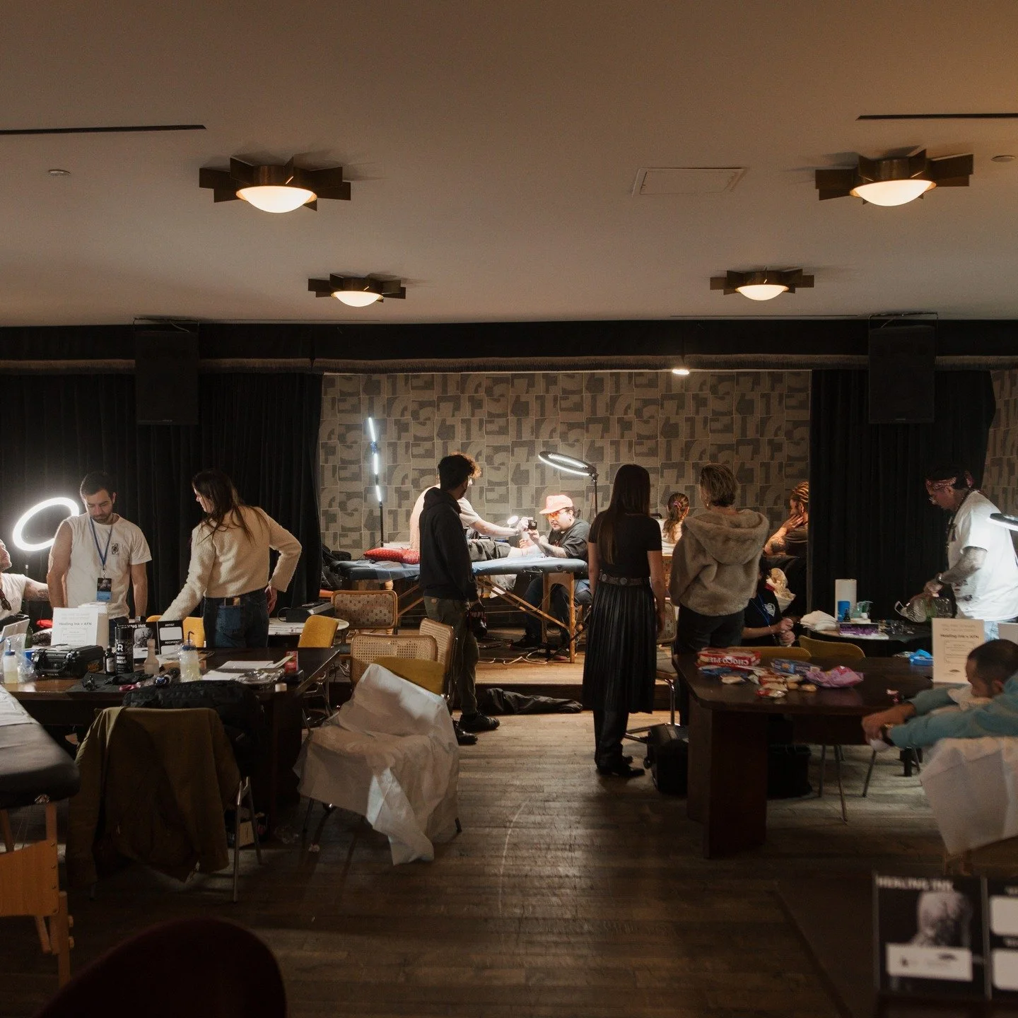 Healing Ink, NY at the Soho House with a list of New York's most incredible artists and providing tattoos to cover the scars of survivors of terrorism, soldiers injured in combat and the families of victims of war.